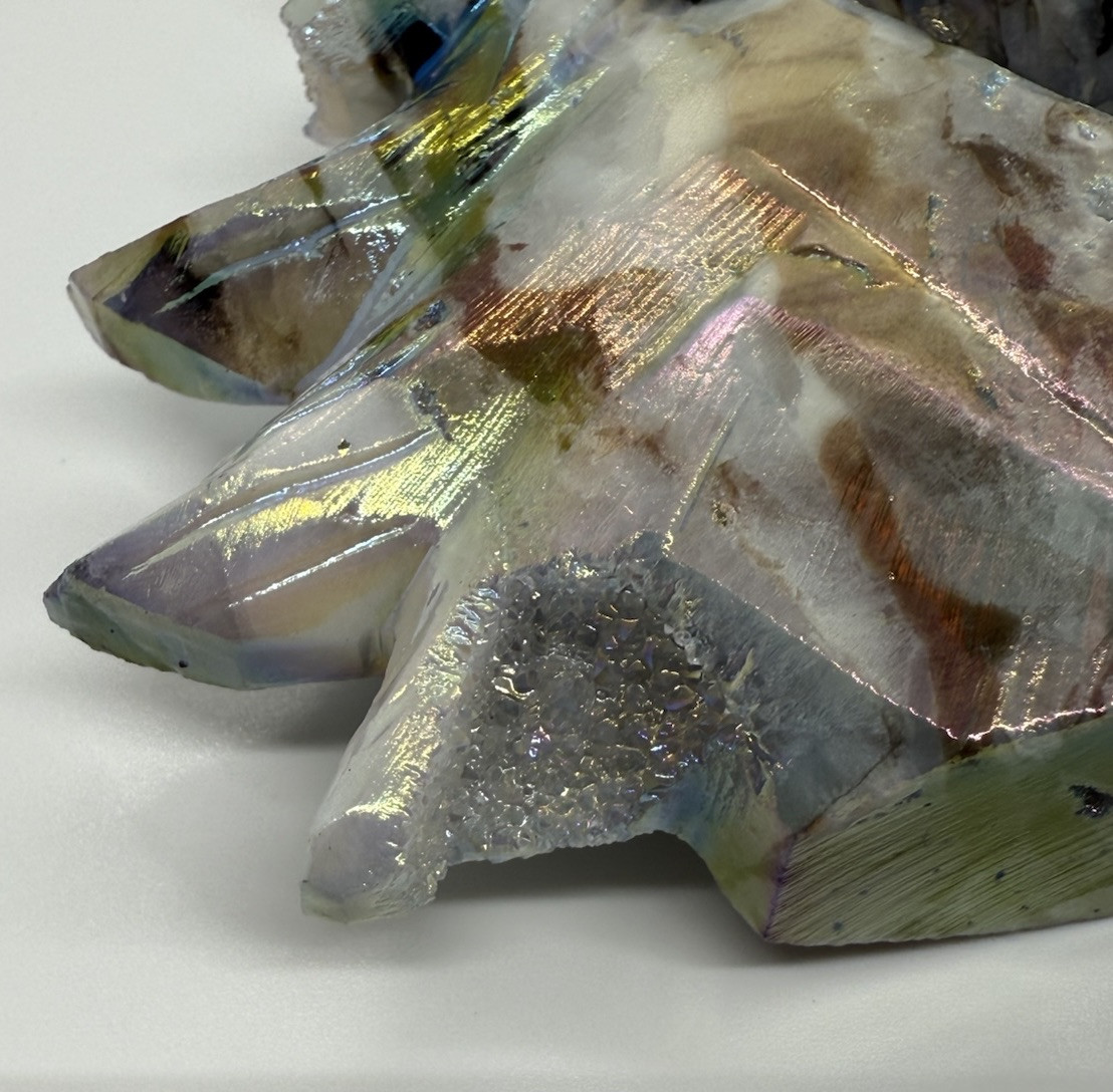 Angel Aura Sphalerite Unicorn Carving Figurine Decor
