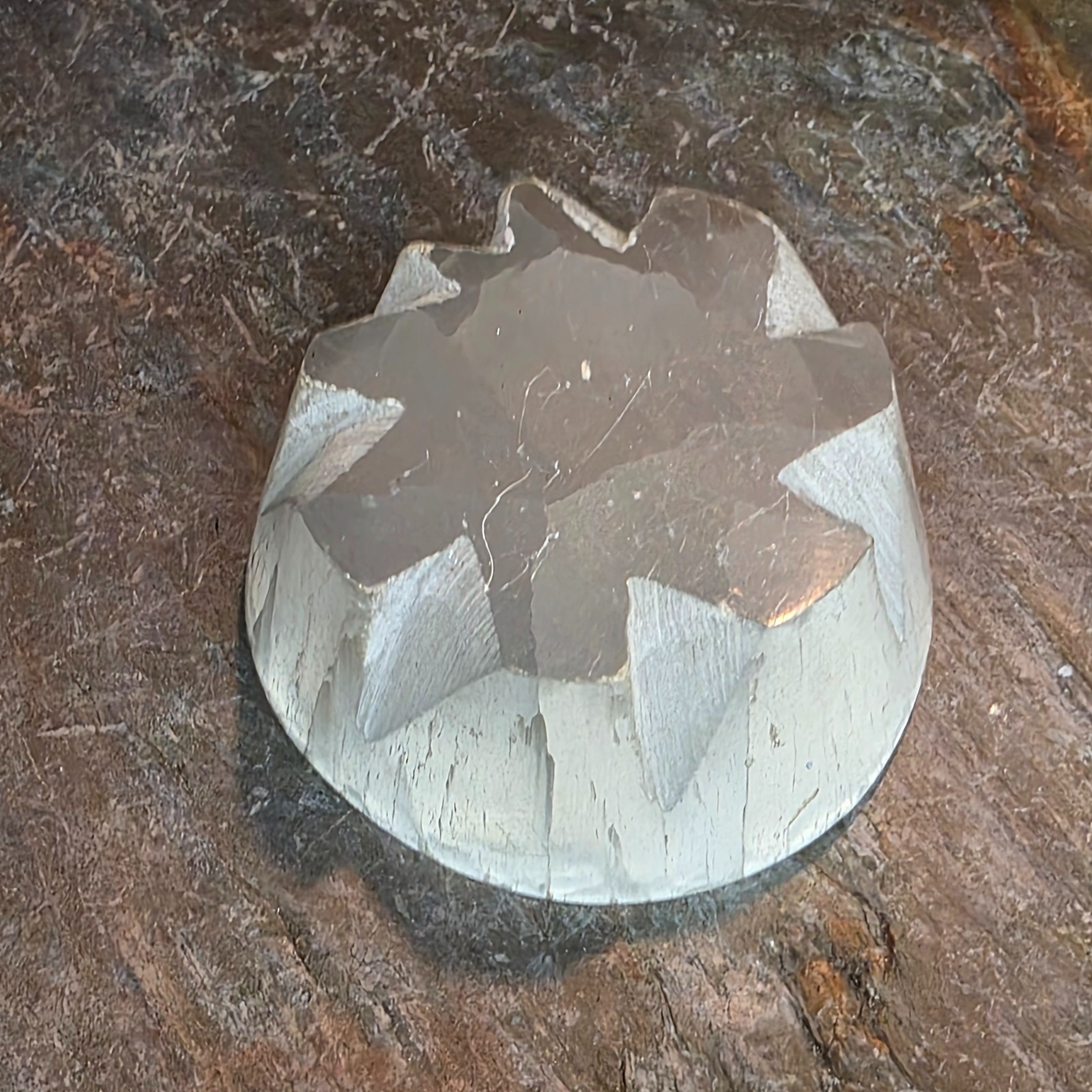Selenite Star Tower | Natural Carved Clear Crystal Cylinder | 180gr USA