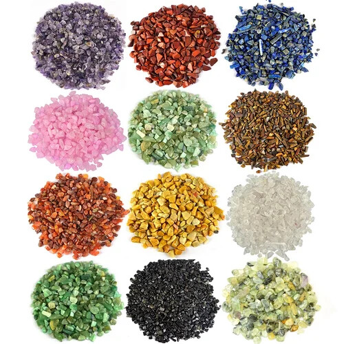 10g- 50g Natural Gemstone Chips Crystal Stone Tumbled Wicca Chakra Jewelry Craft