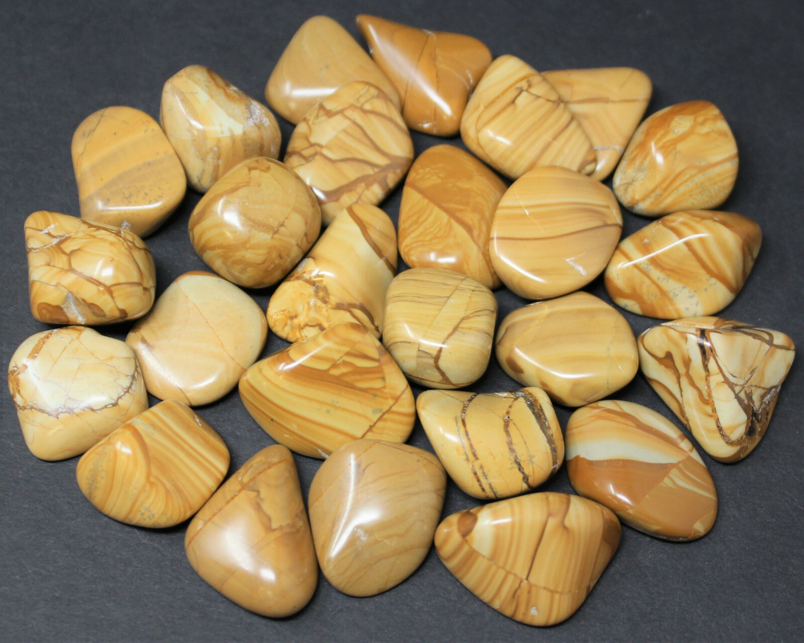 5 Walnut Jasper Tumbled Stones (Premium Quality ‘A’ Grade)