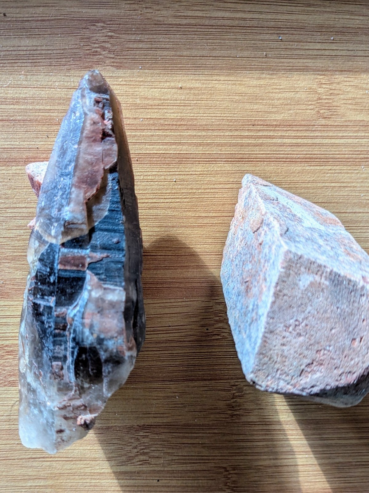 6 inch Smokey Crystal and Cube Feldspar Crystal