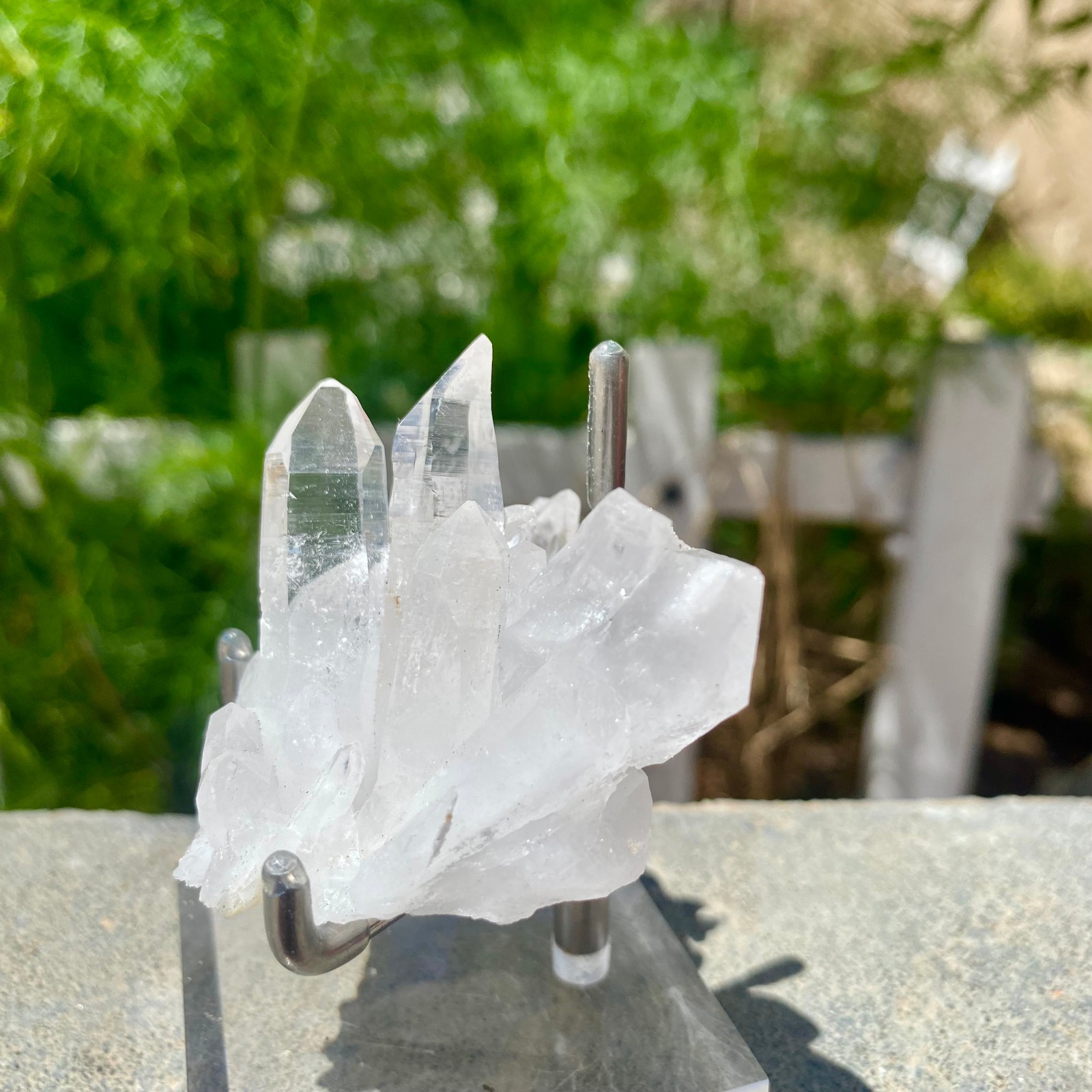 71G A+++Large Natural white Crystal Himalayan quartz cluster /mineralsls