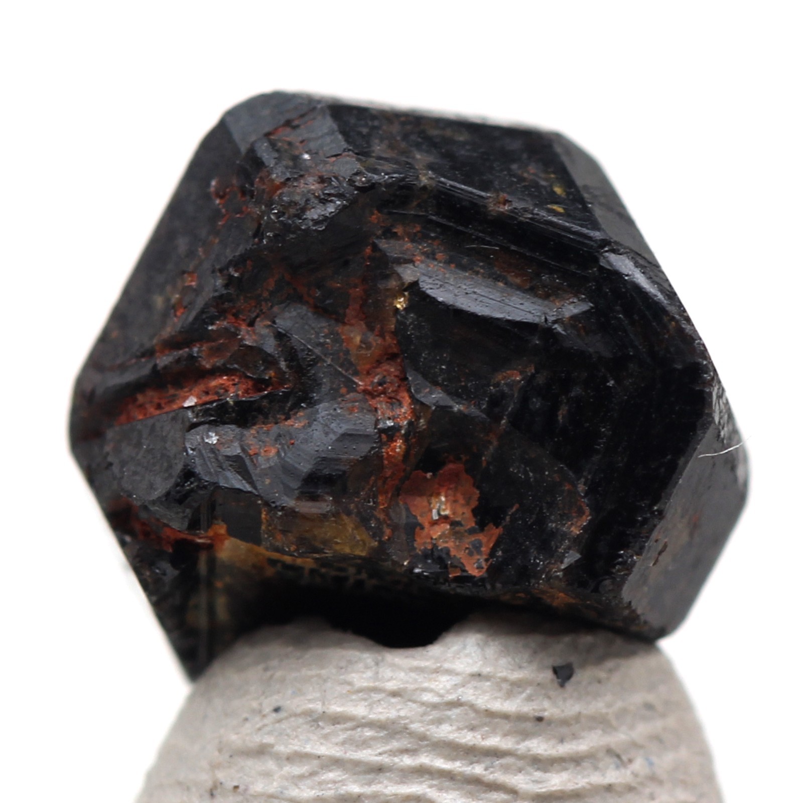GARNET ANDRADITE Crystal Mineral Specimen Melanite Black Natural Authentic MALI