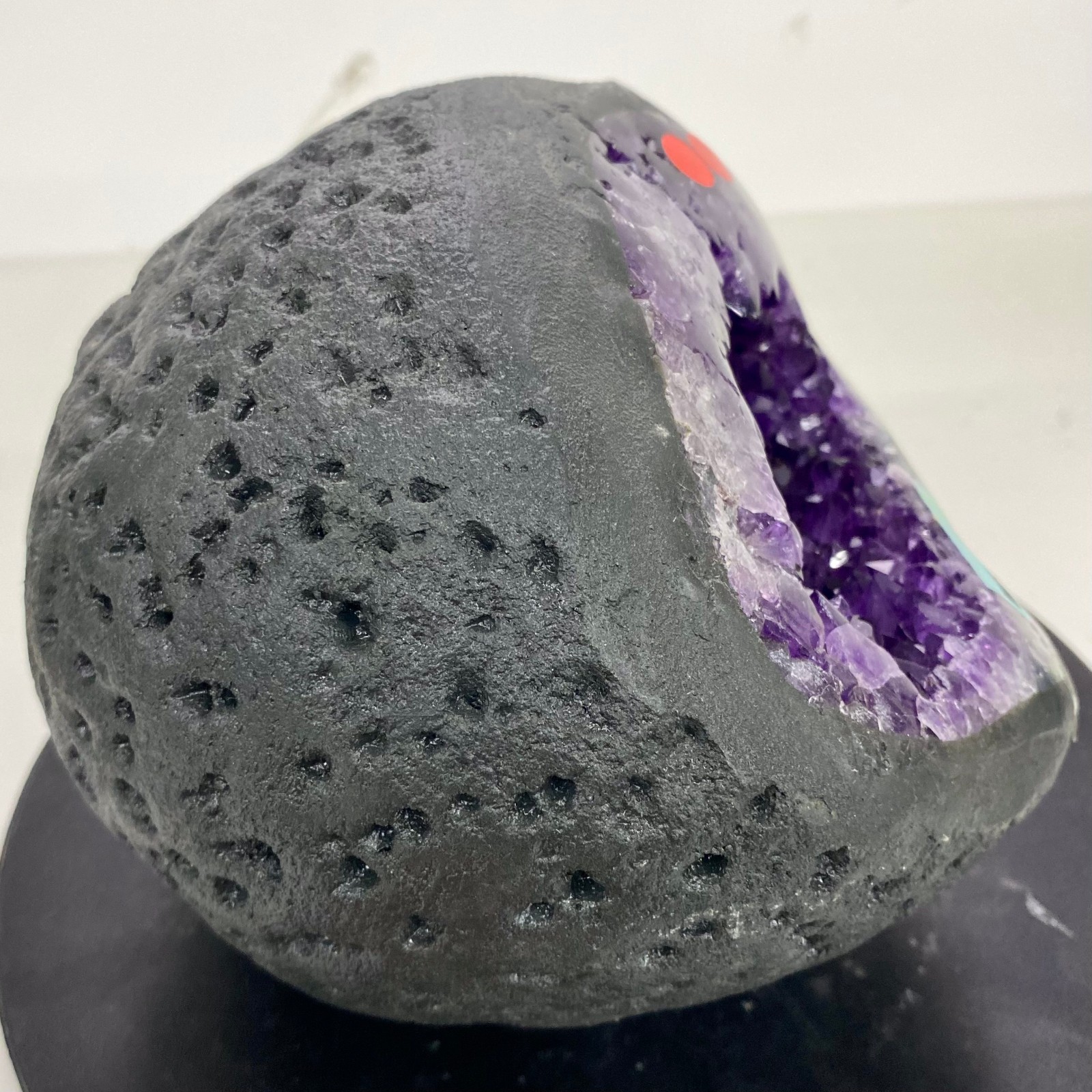 10.22LB Natural Amethyst geode quartz cluster crystal specimen Healing