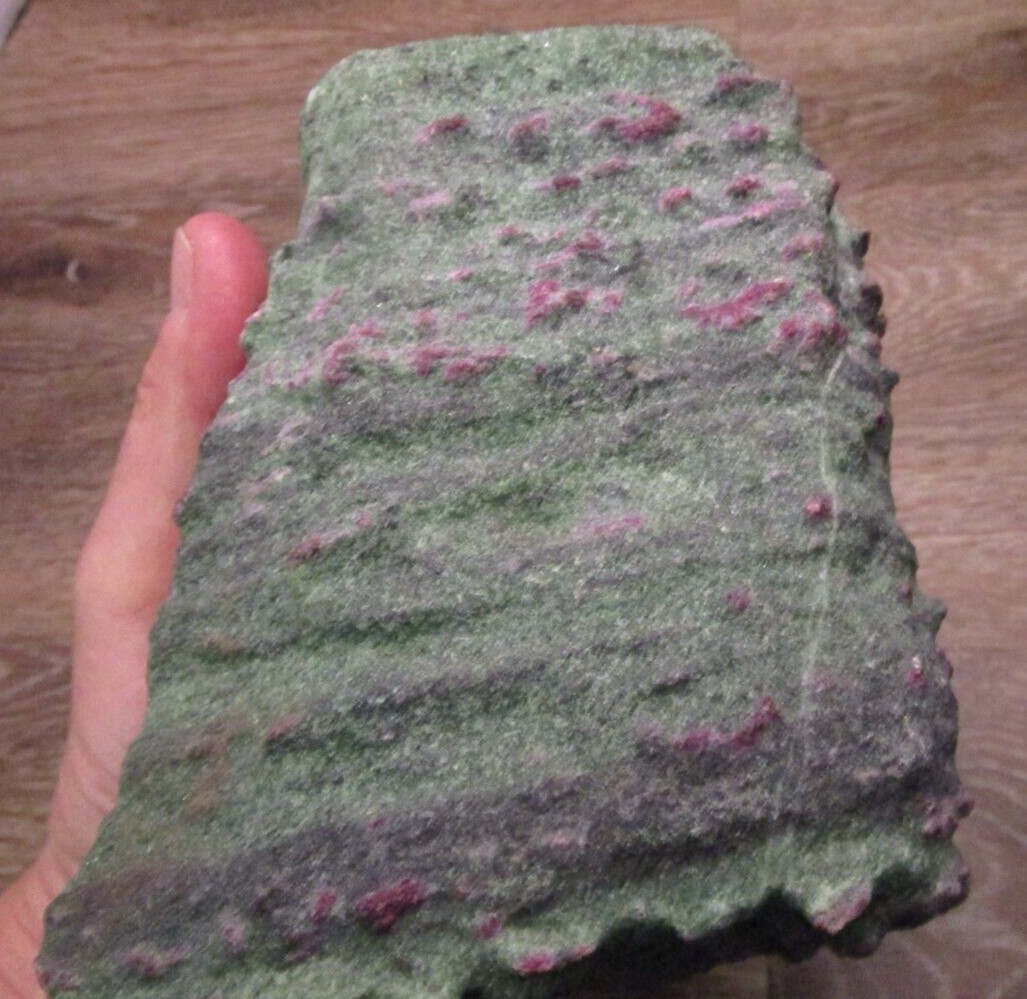 * Huge 6 lb (2774 gm) Rare Natural Ruby In Zoisite Rough Fluorescent Tanzania