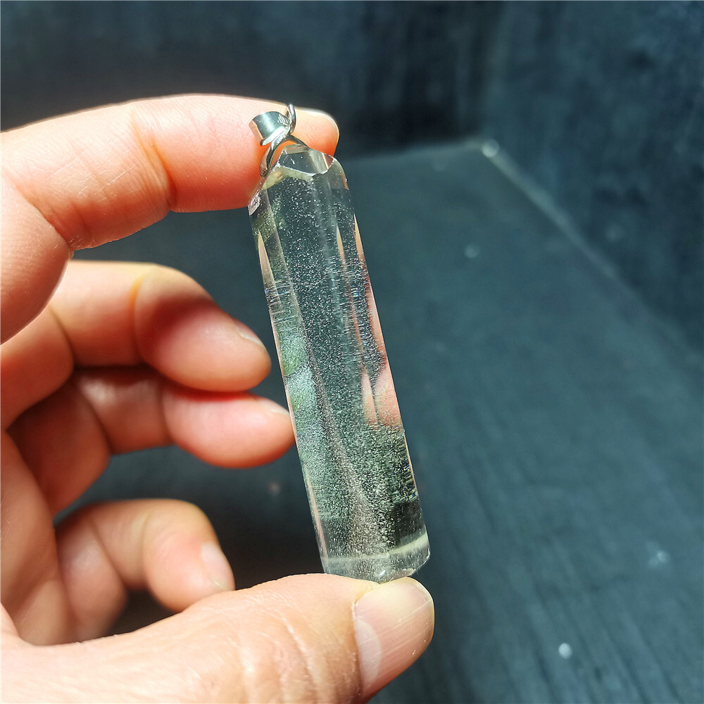 Rare Clear Golden Rutilated Inclusions Quartz Gold Needles Crystal WYY2893
