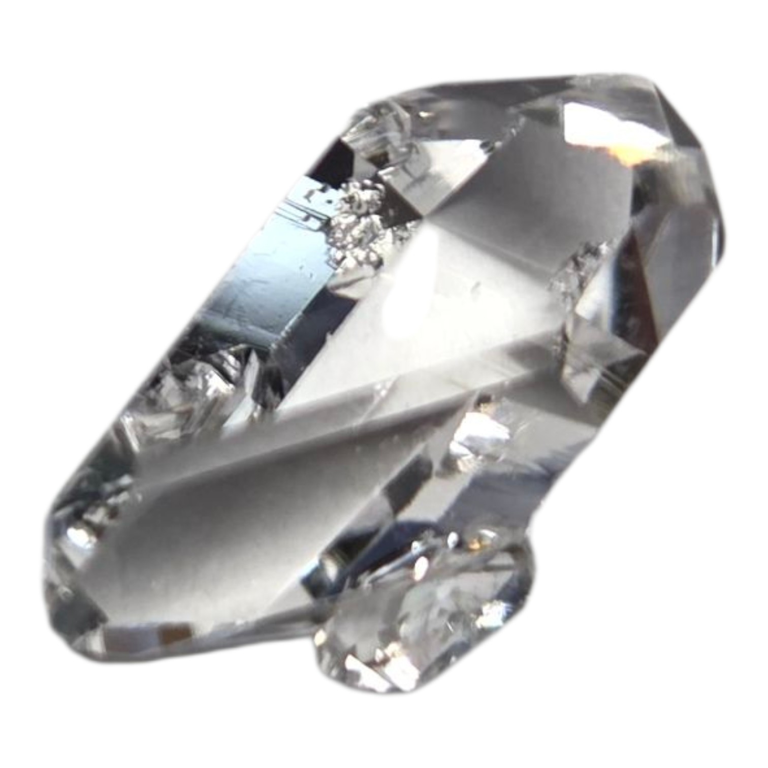 A Grade Water Clear Herkimer Diamond Crystal Specimen 14mm G12