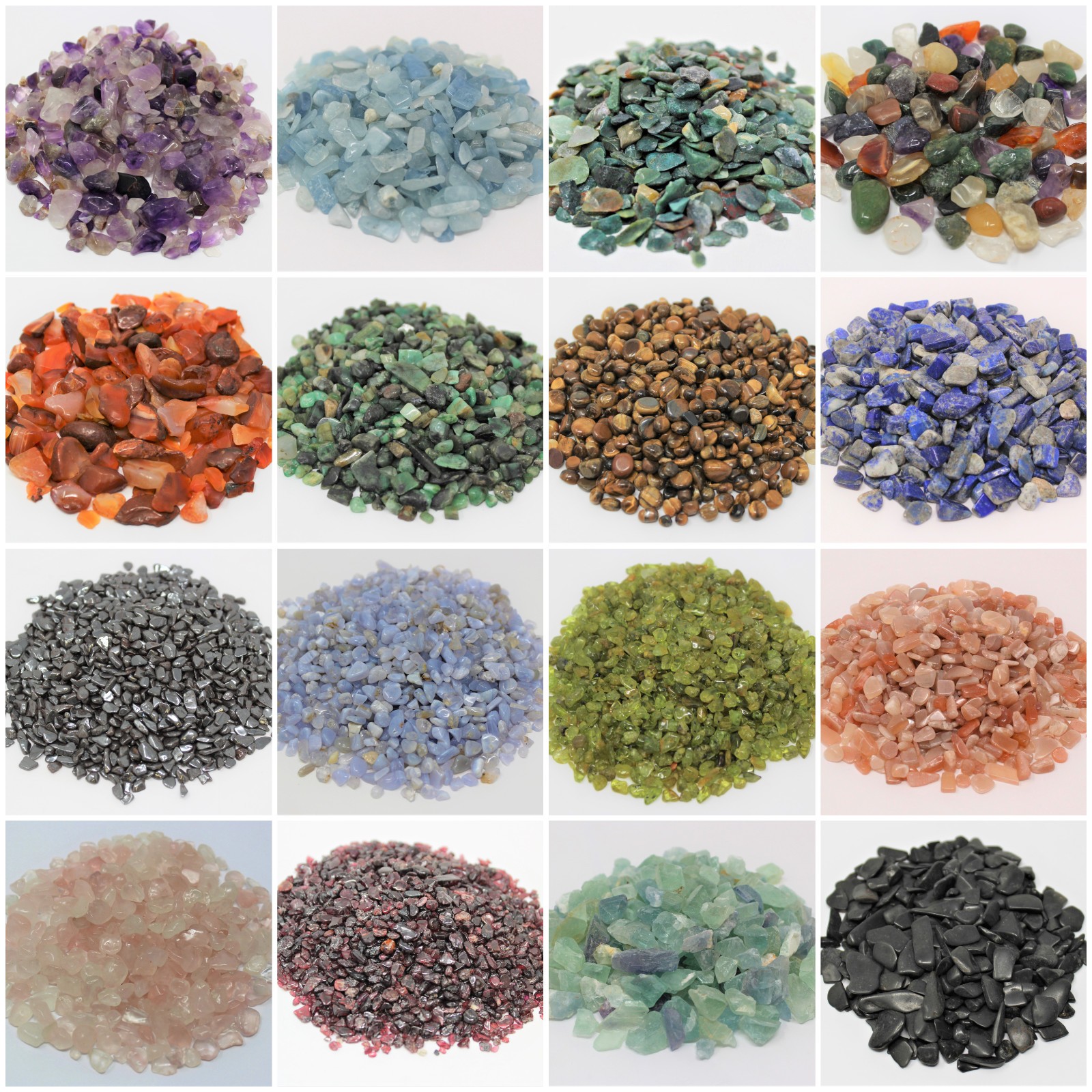 Genuine Gemstone Chips Bulk Lots – HUGE RANGE – Undrilled Semi Tumbled Stones