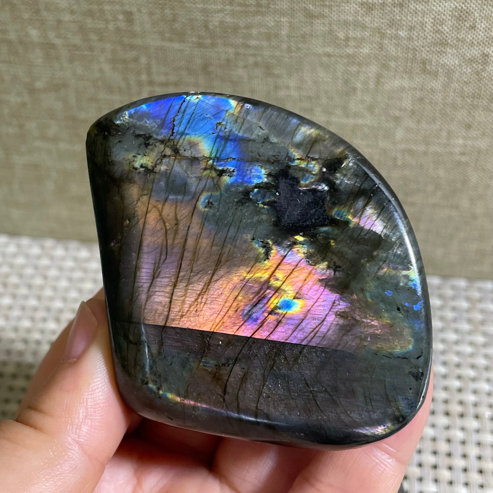 Natural Labradorite Crystal gemstone rough original Specimen 137g