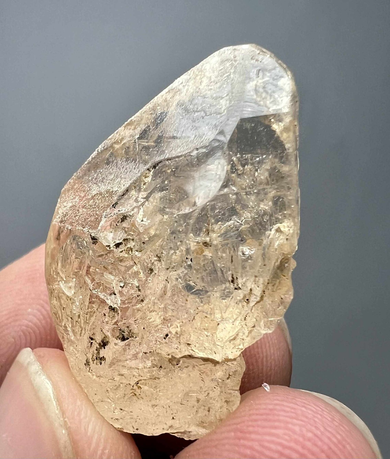 62 Carat Natural !!! Eye Clean Top Honey Color Topaz Huge Crystal @PAK