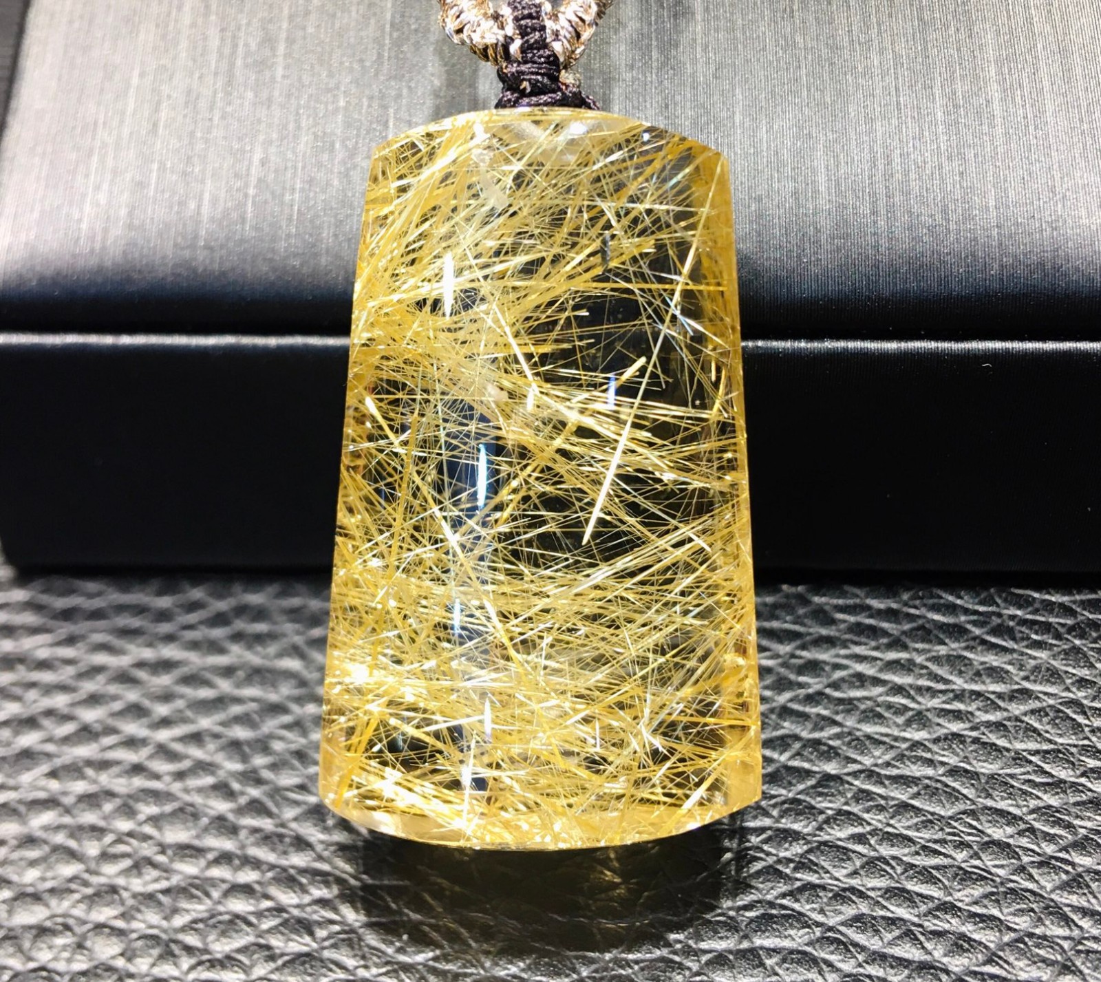 13.9G Natural Brazilian Titanium Crystal No Matter Brand Crystal Pendant