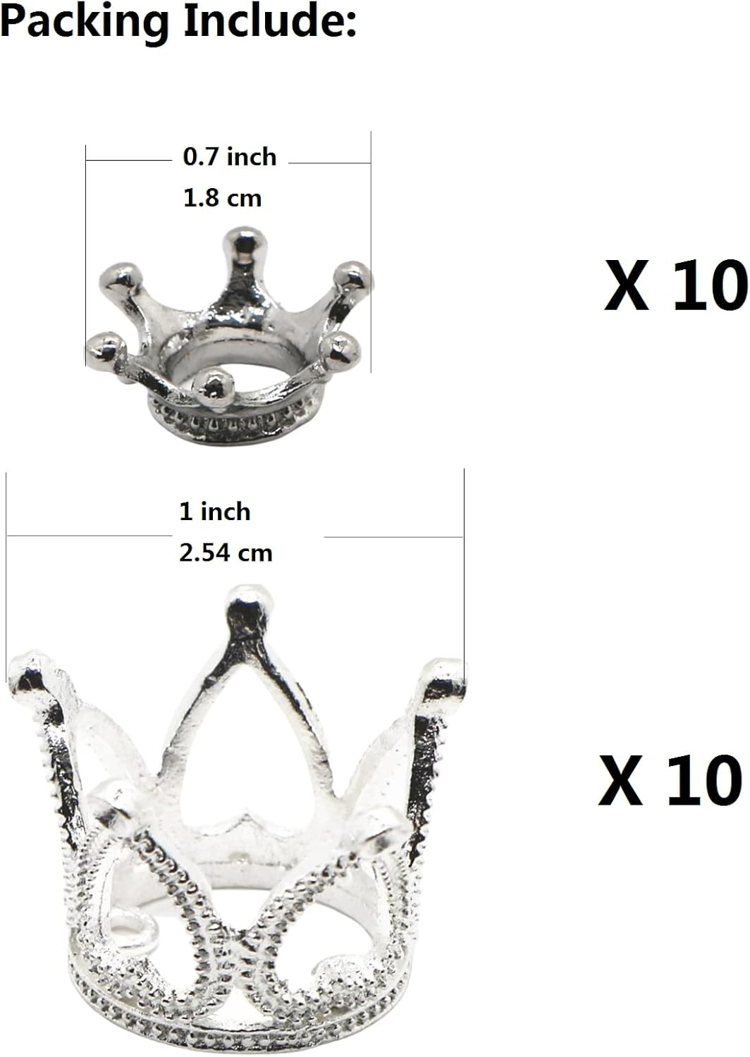 20PCS 2 Sizes Metal Sphere Stands Globe Stone Holders Crystal Ball Displays Mini