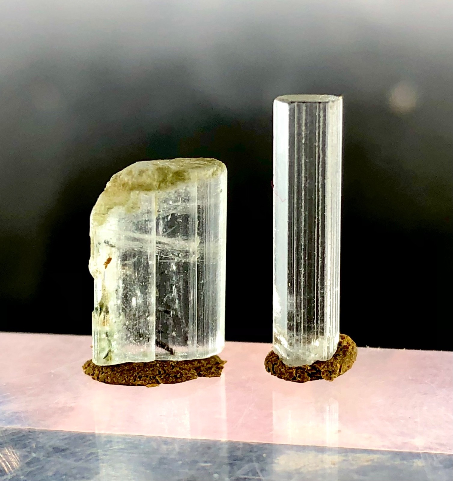 Natural Sky Blue Aquamarine Crystal Specimen Loupe Clean Shigar Pakistan 1.00g