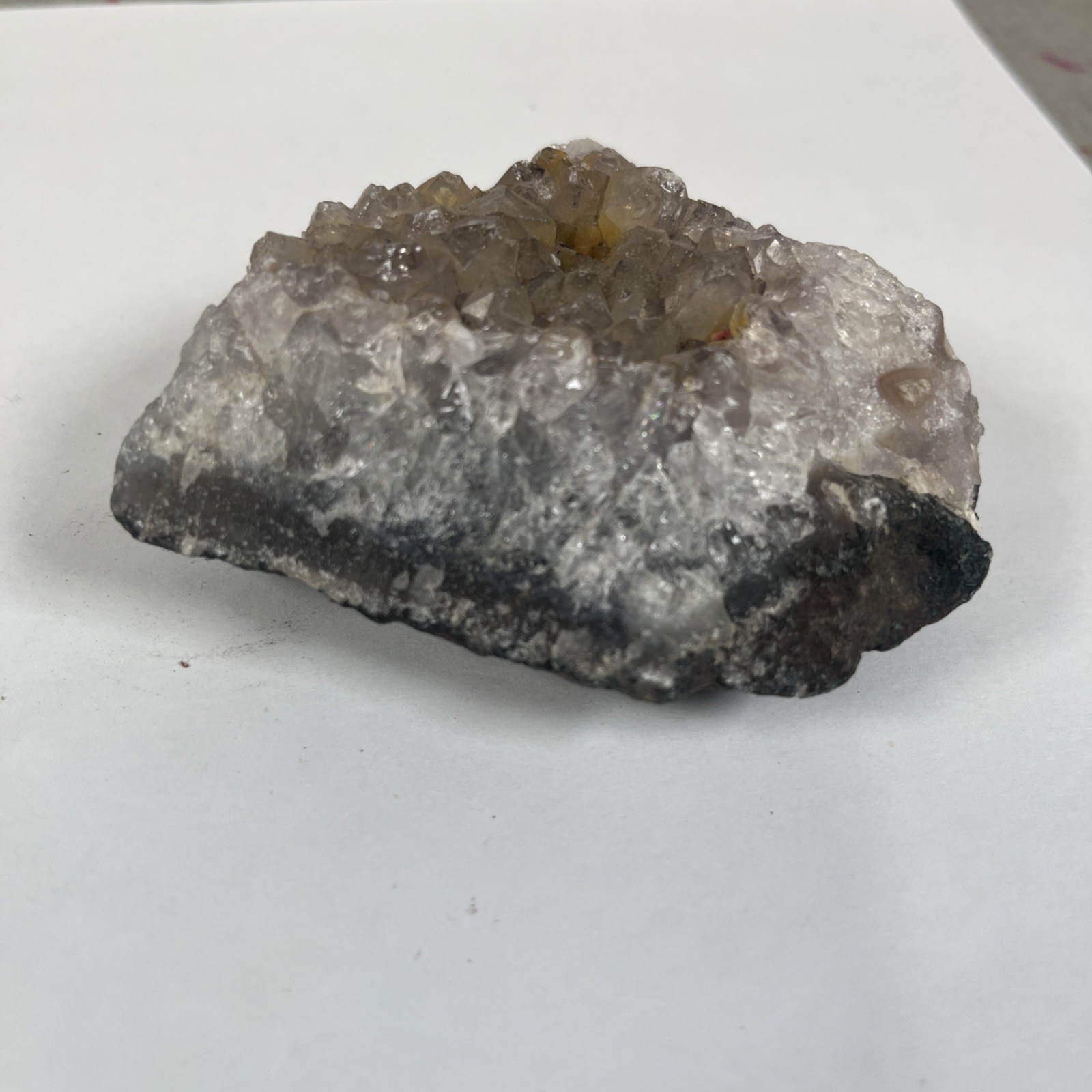 Raw Amethyst Crystal Cluster 203g Pale Purple Druzy Geode Mineral 3” Ships Free
