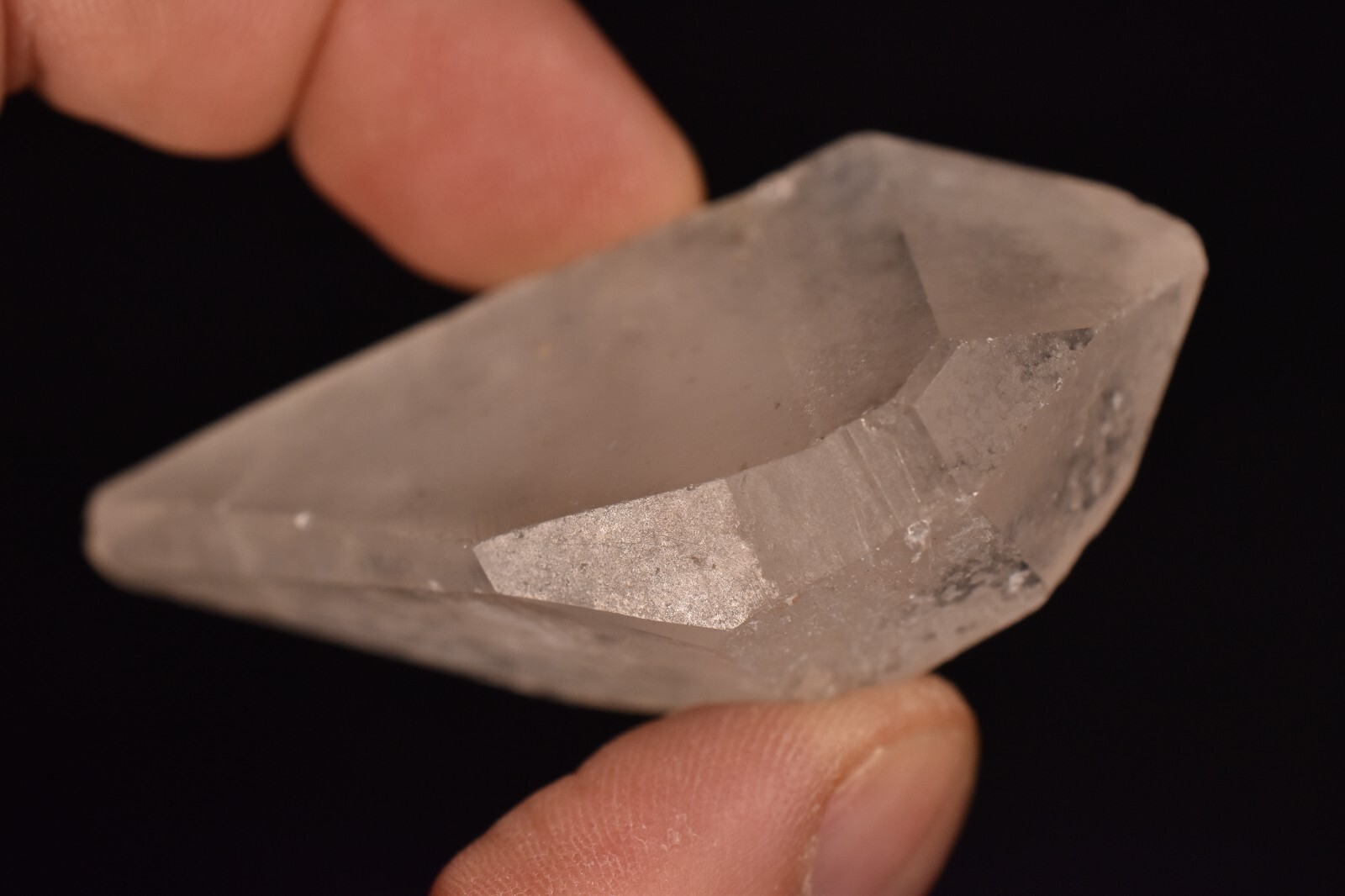 *DOUBLE TERMINATED* Quartz Crystal 6.8cm 52.2g Natural Points Genuine Clear