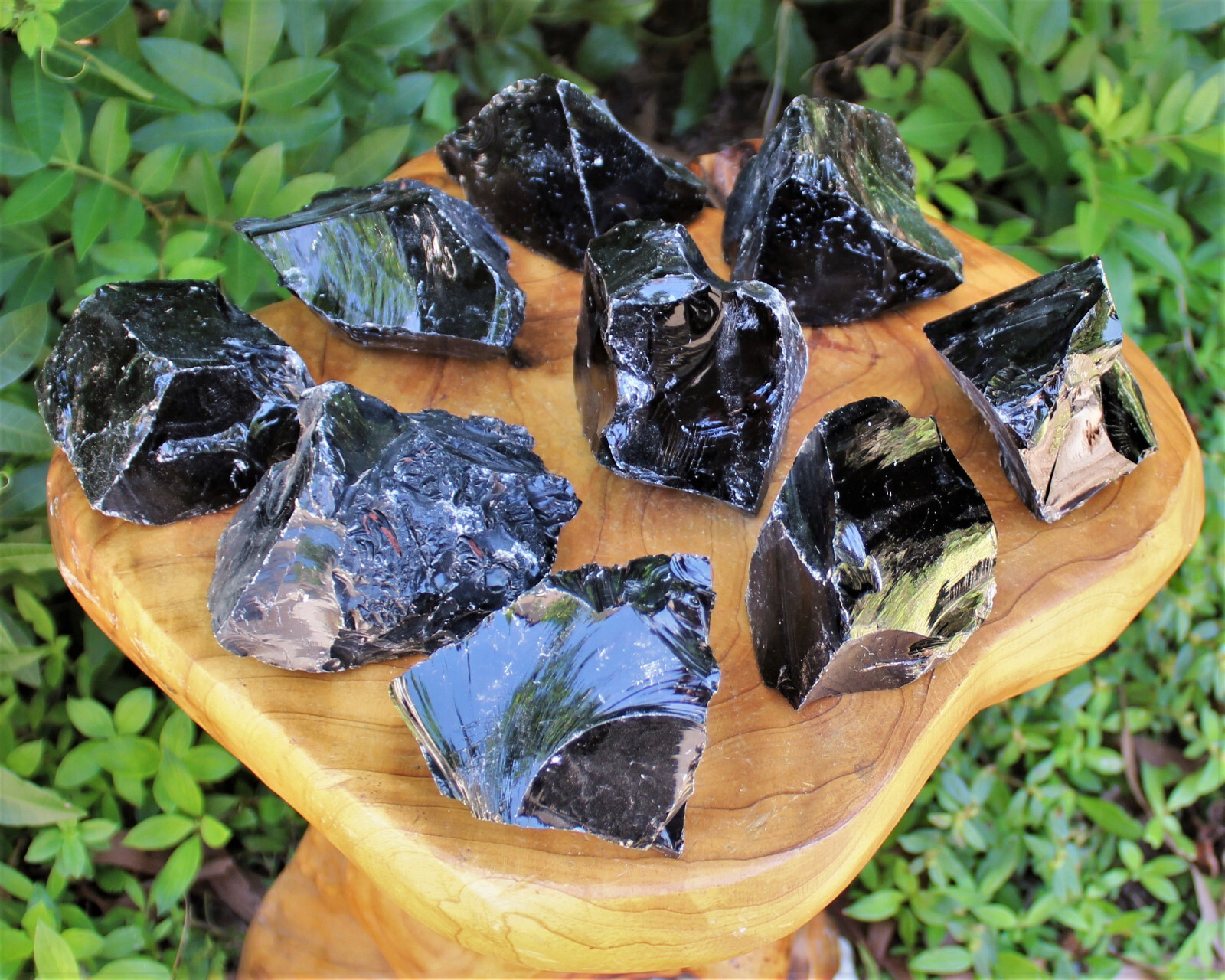MASSIVE Rough Natural Black Obsidian Chunks – Huge Raw Black Obsidian Crystals
