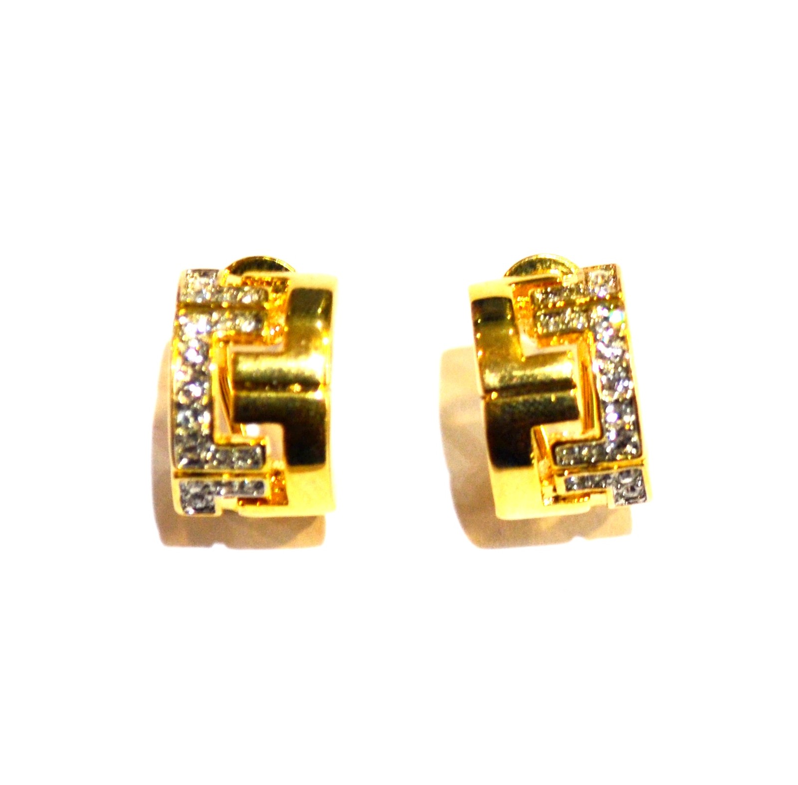 rhinestone hoop earrings Jewelry