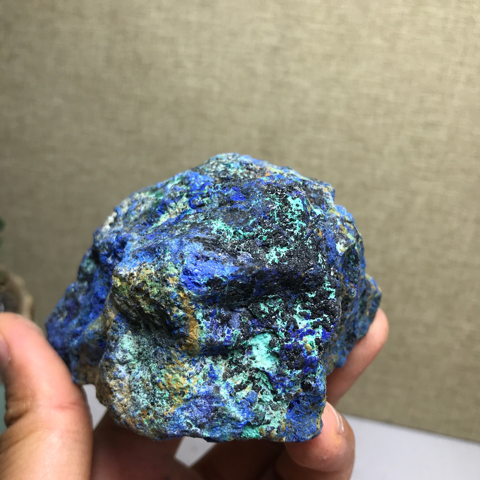 278g Natural Azurite Malachite gemstone Rough original Crystal Specimen A4872