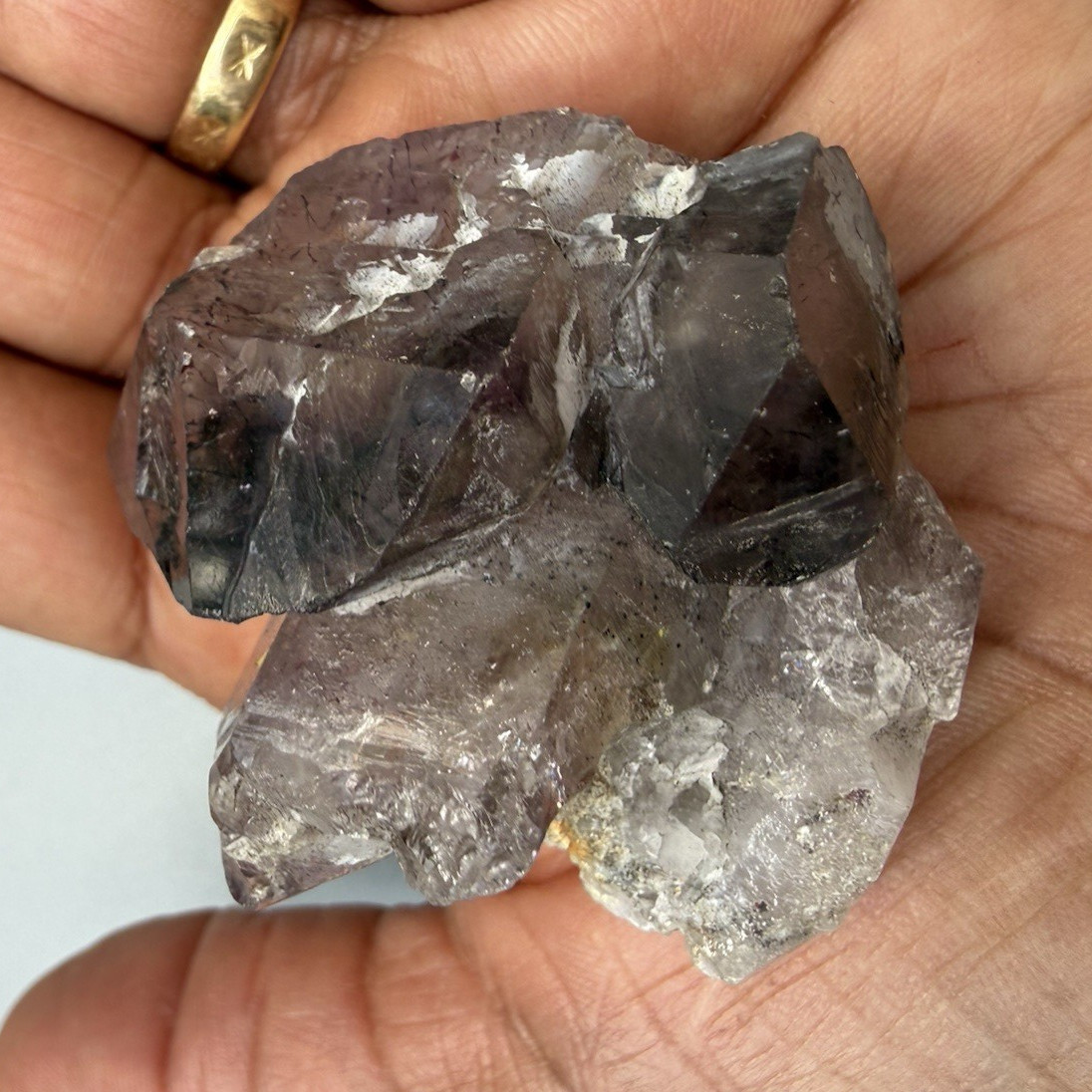 Zambian Amethyst Crystal Cluster Specimen Natural Stone Approx. 2”, 2-3oz,