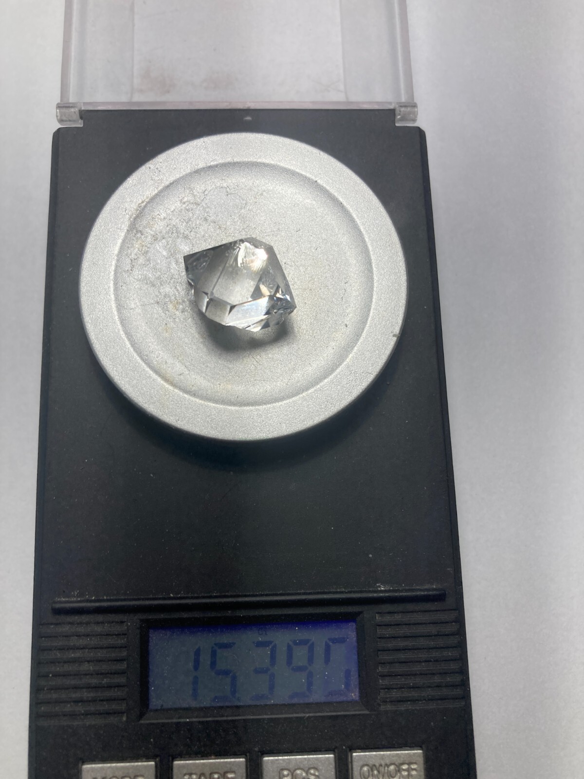 Herkimer NY AA + Diamond NEW TREASURE BOX 18mm x 15mm, 15.38ct sec A2