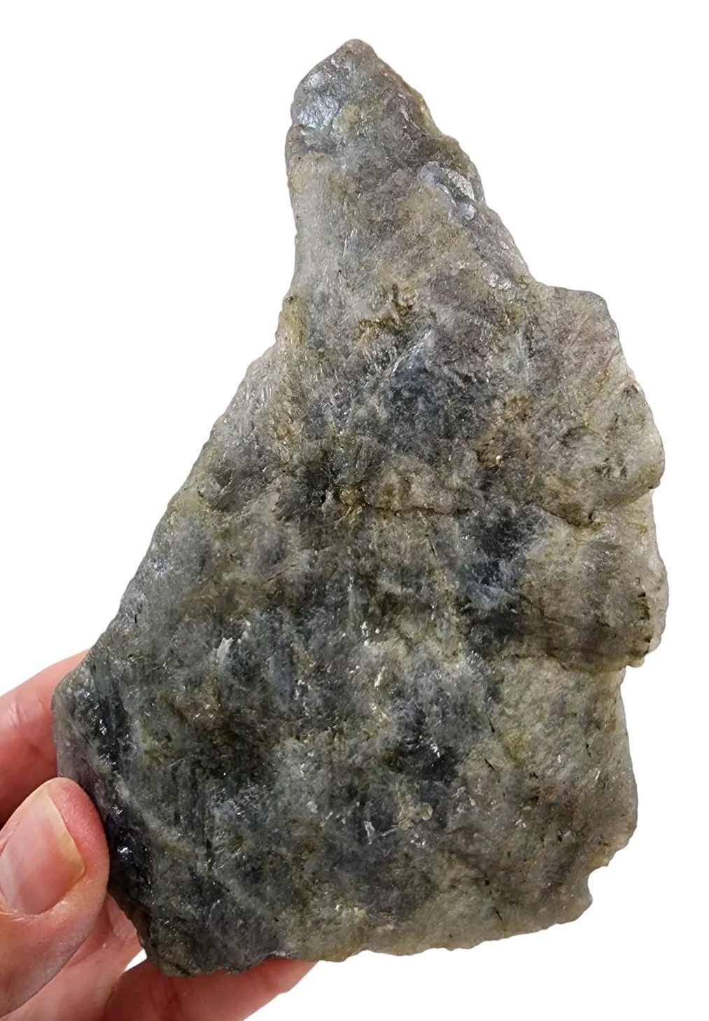 Green Labradorite Polished Face Madagascar 300.3 grams