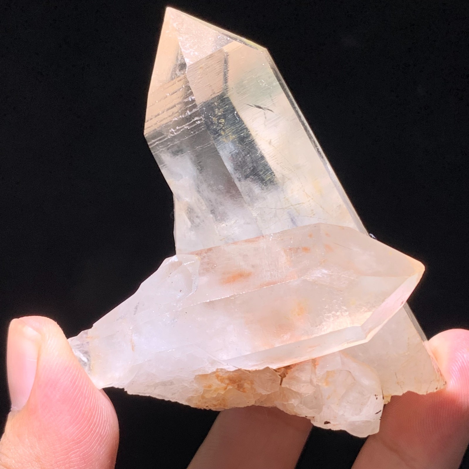 146g Natural white crystal cluster point mineral specimen Chakras Healing