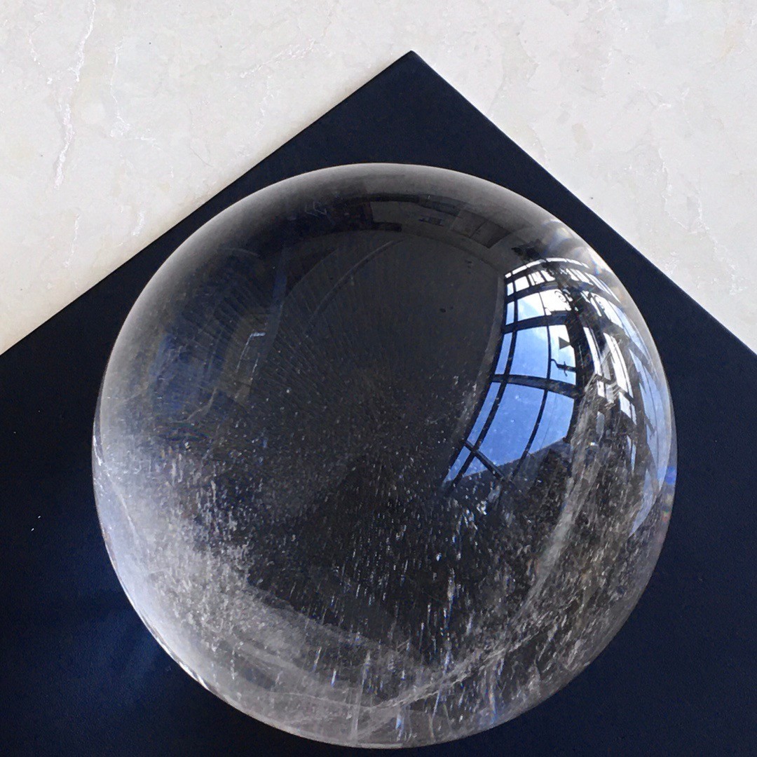 15.3LB Natural Clear Quartz Sphere Large Crystal Ball Reiki Healing