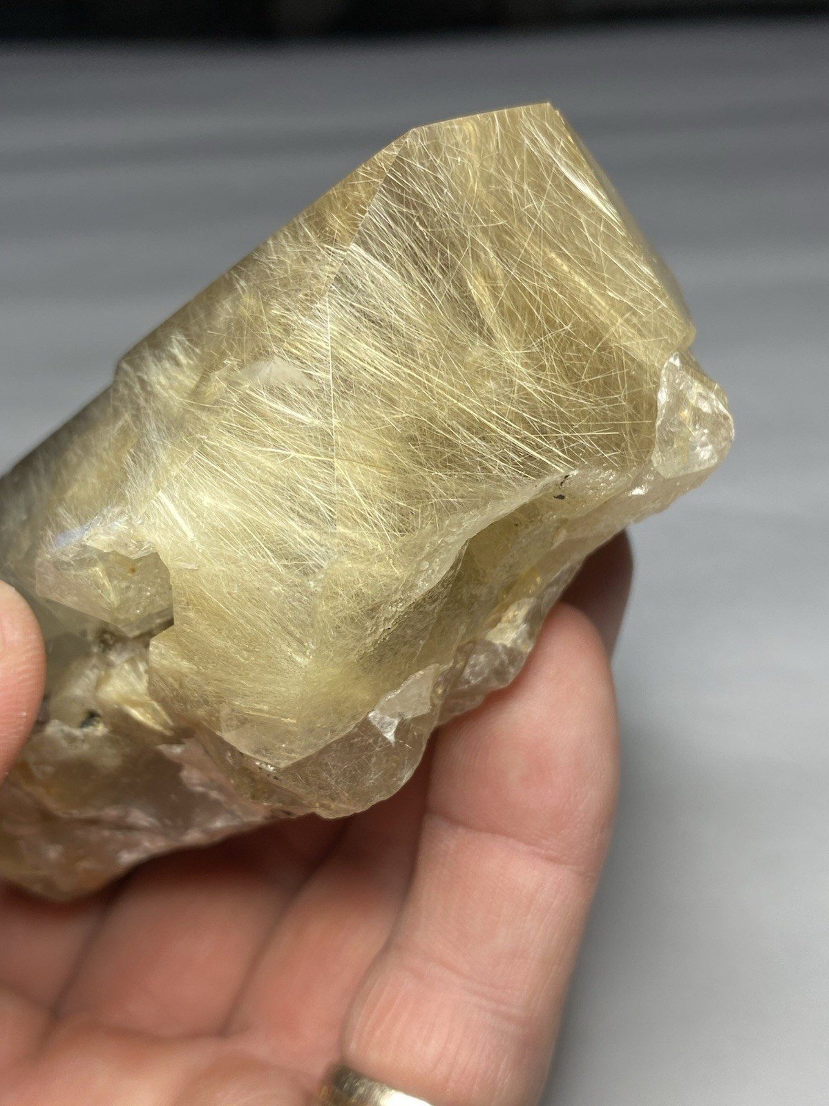 Chunky Golden Rutile Quartz – Minas Gerias Brazil – Free Shipping