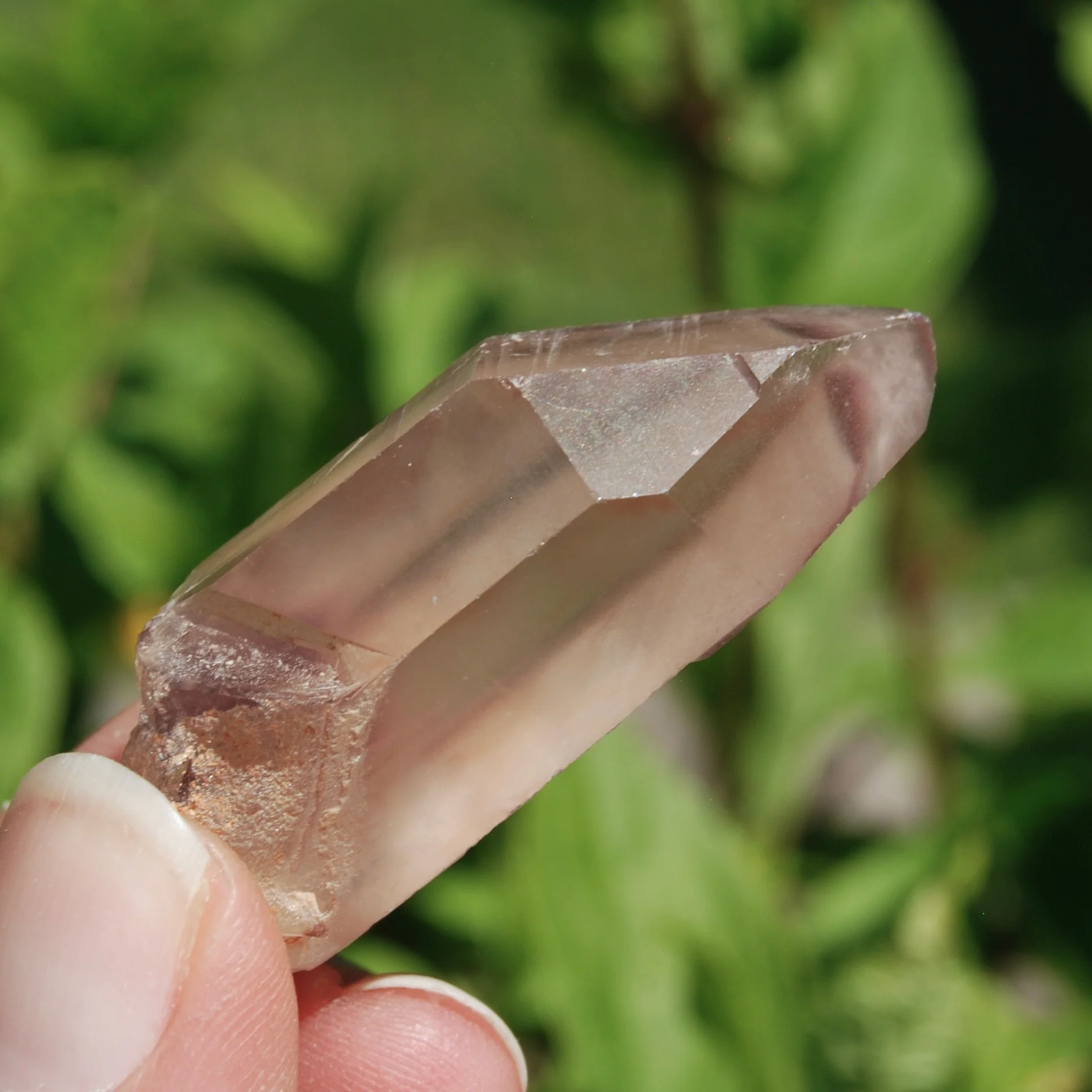 1.8in 22g Rare Pink Lithium Lemurian Quartz Crystal, Brazil c9