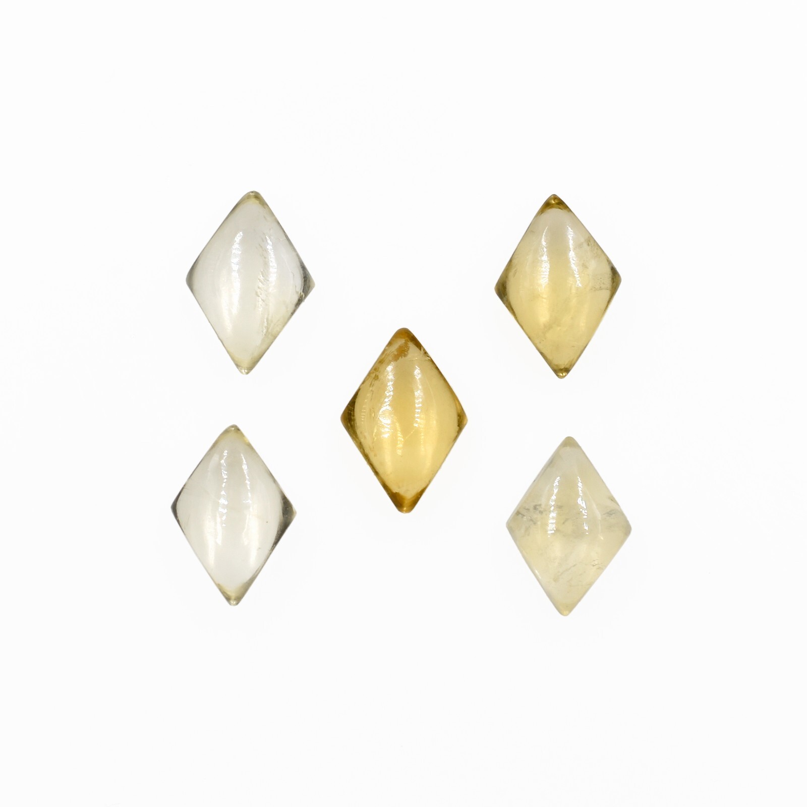 Natural Smooth Citrine Gemstone For Jewelry Making Handmade Healing Birthstone