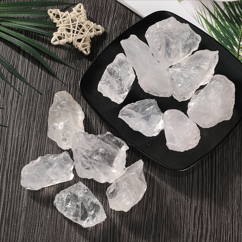 3-5cm Clear Quartz Raw Rough Stone Chunks Healing Reiki Energy Crystal 1PCS