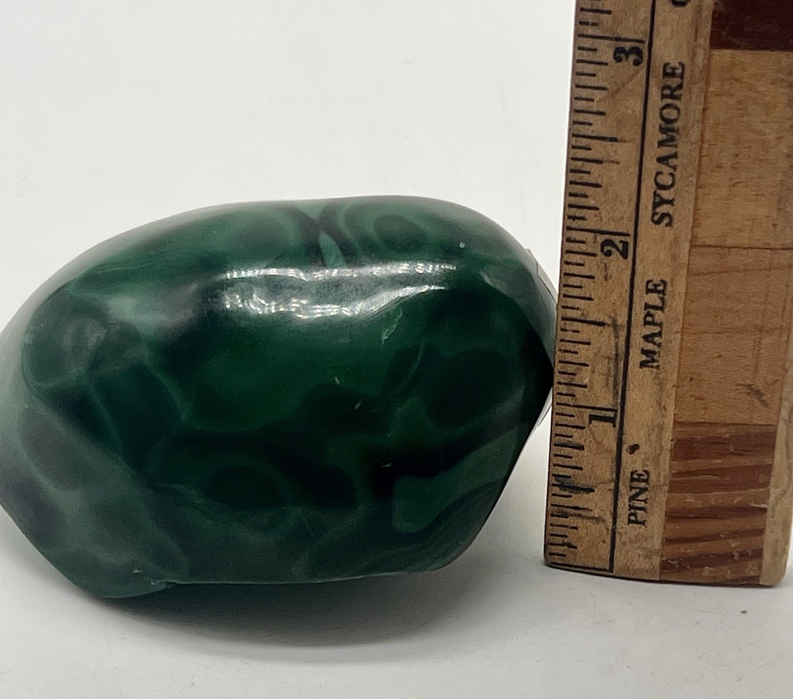 Polished Bull’s Eye Malachite Congo 0.86 lb 391g Stone Specimen
