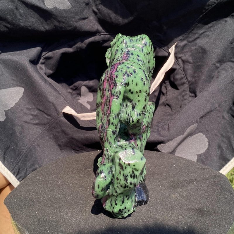3.47LB Natural Zoisite Quartz Skull Carved Crystal Skull Healing Halloween Gift