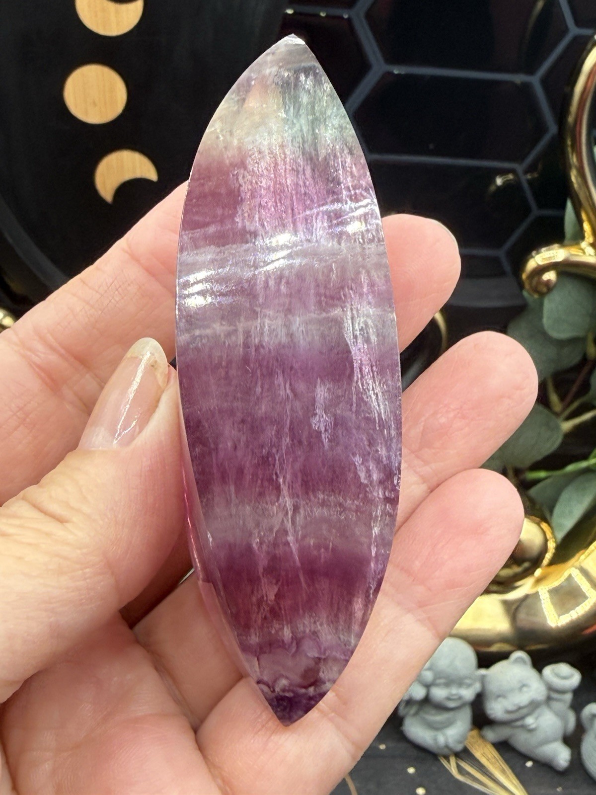 Natural Candy Fluorite Twists Freeform Beautiful Colors Free shipping
