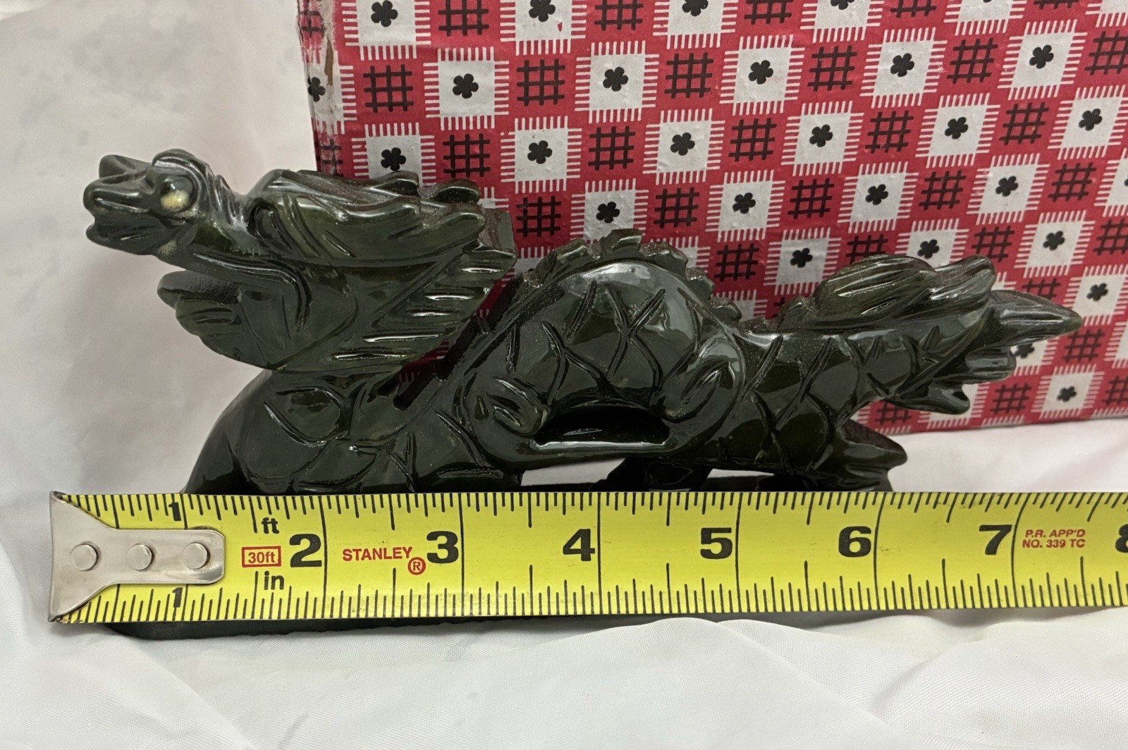 Jade Dragon Chinese Carving Afghanistan Jade Dragon Statue