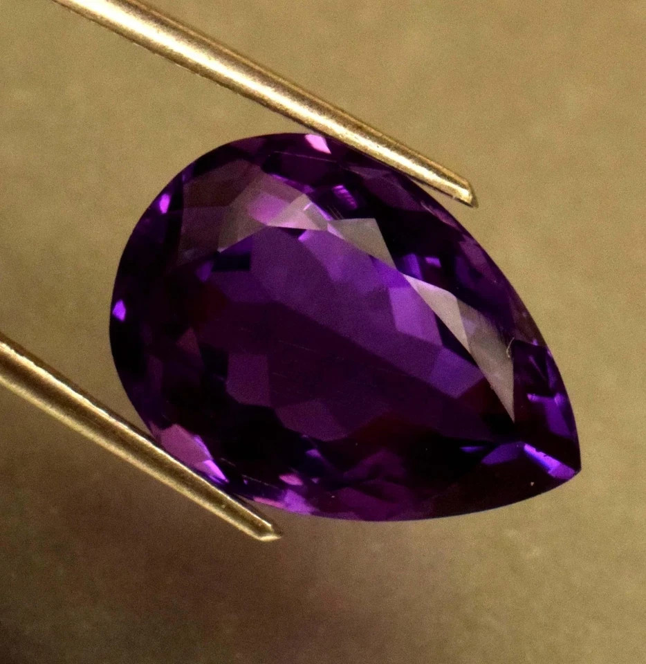 Natural Certified Amethyst Pear Shape 99.03 Ct+ Amazing look Loose Gemstone