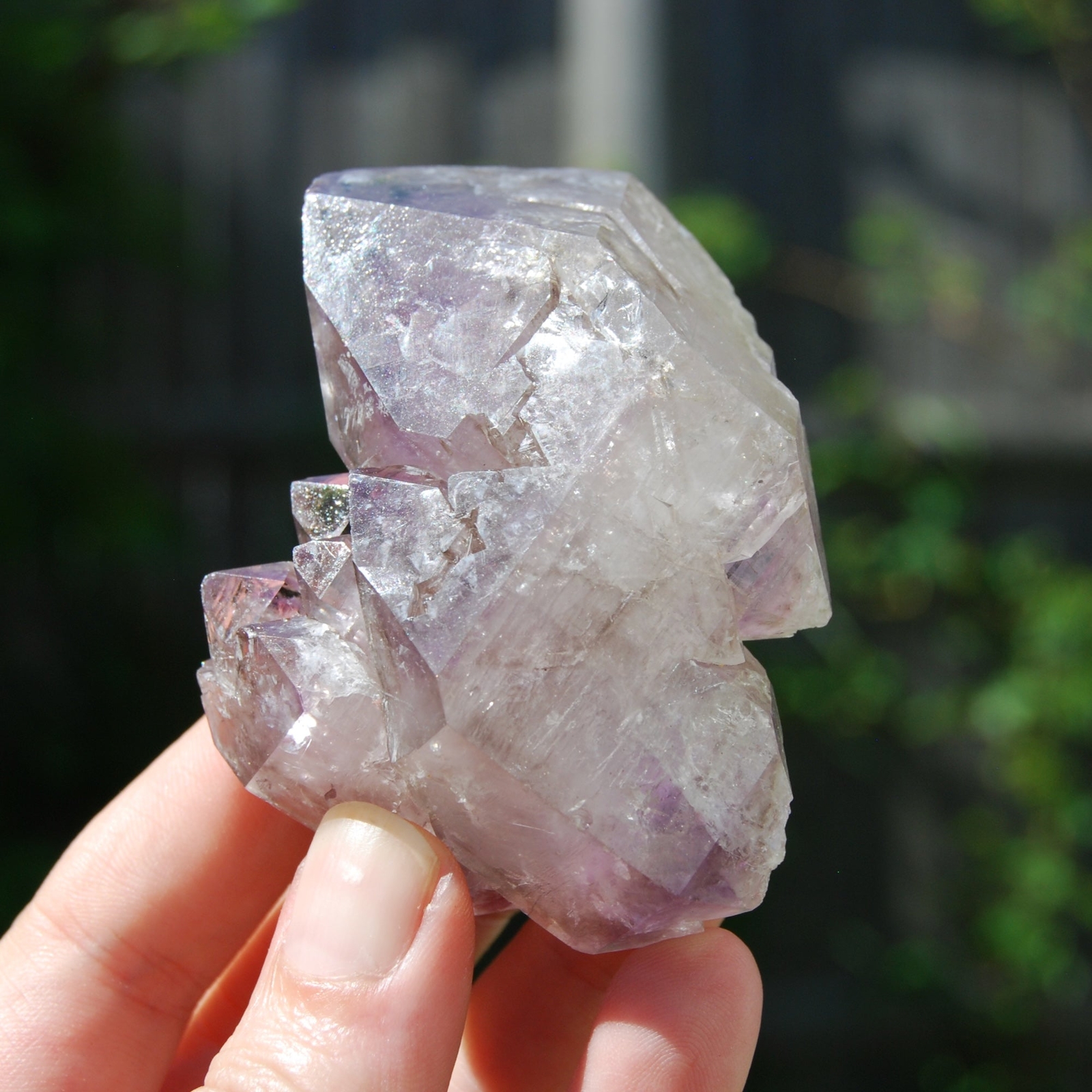3in 152g DT ET Elestial Window Amethyst Quartz Crystal Cathedral, Mali wa8