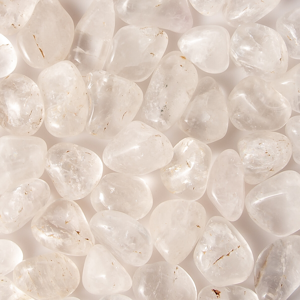 50g Tumbled Clear Quartz Crystal Gemstones 4-8 Stones Natural Gem Rock Specimens