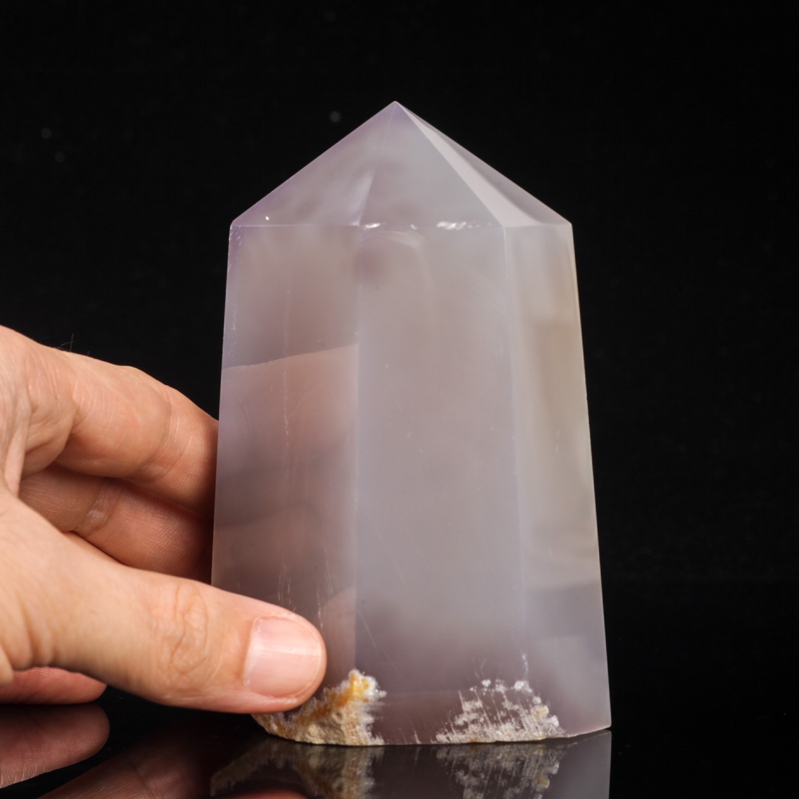 651g 110mm Large Druzy Agate Geode Tower Crystal Point Natural Quartz Healing