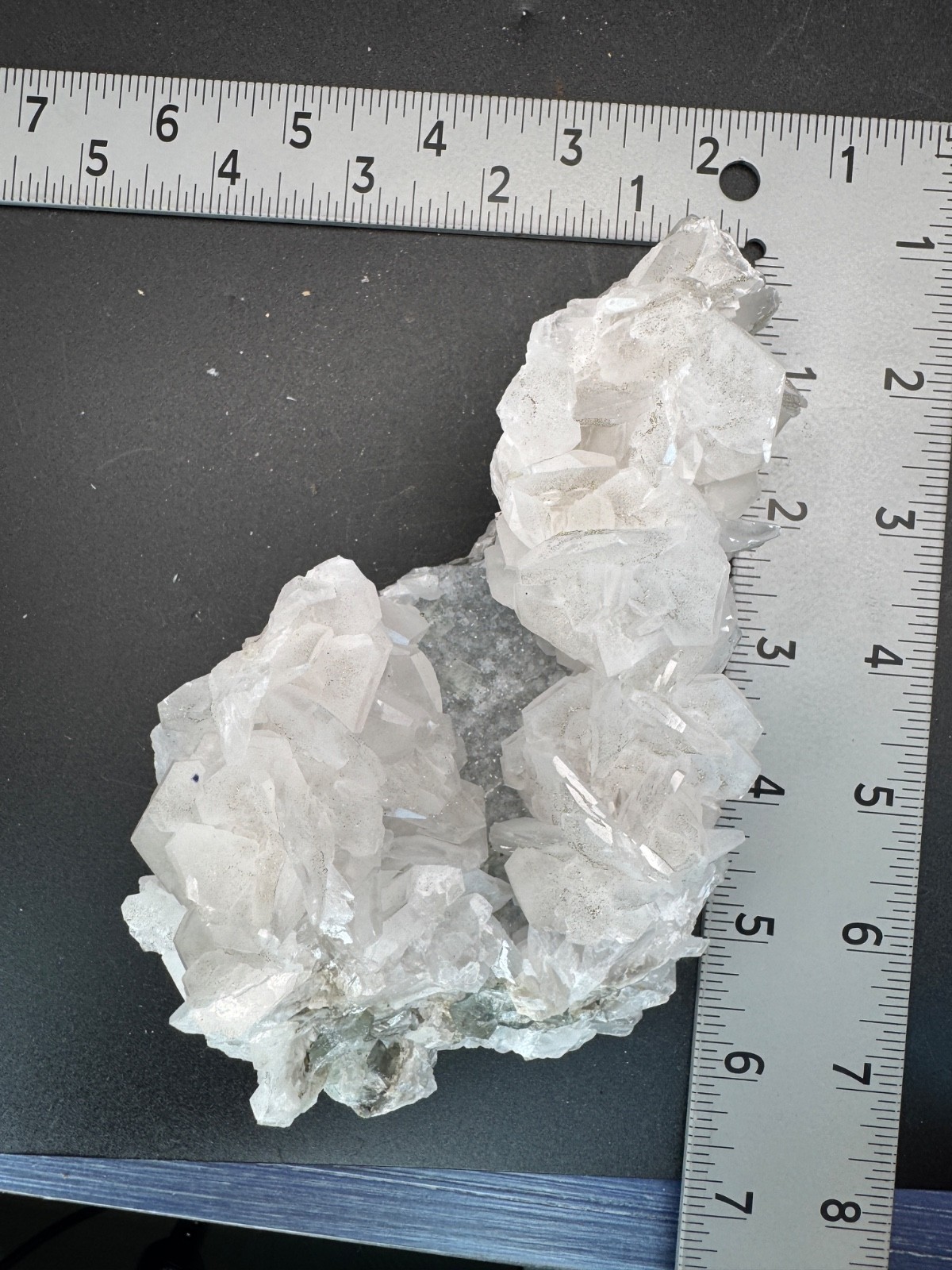6902 Lovely Sparkly Chalcopyrite on White Petal Calcite w/ Fluorite FuJian 590g