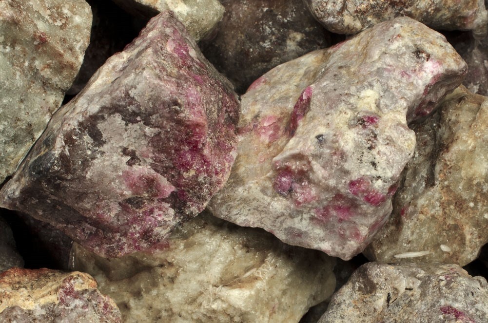 6 lbs Ruby in Quartz Rough Stones – Natural Crystal Mineral Rock Tumbling