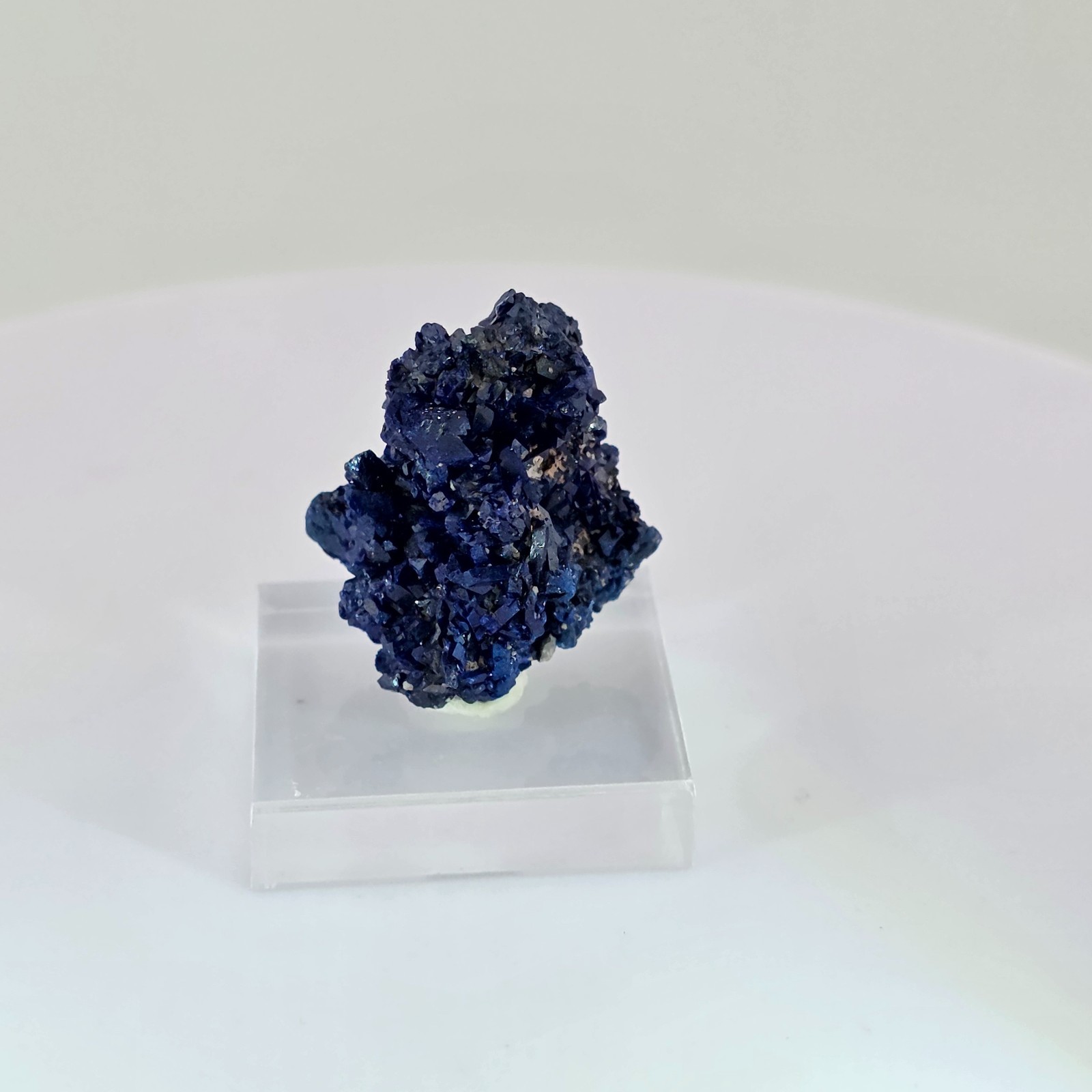 Dark, Deep Blue Azurite from Morocco – Crystal Cluster