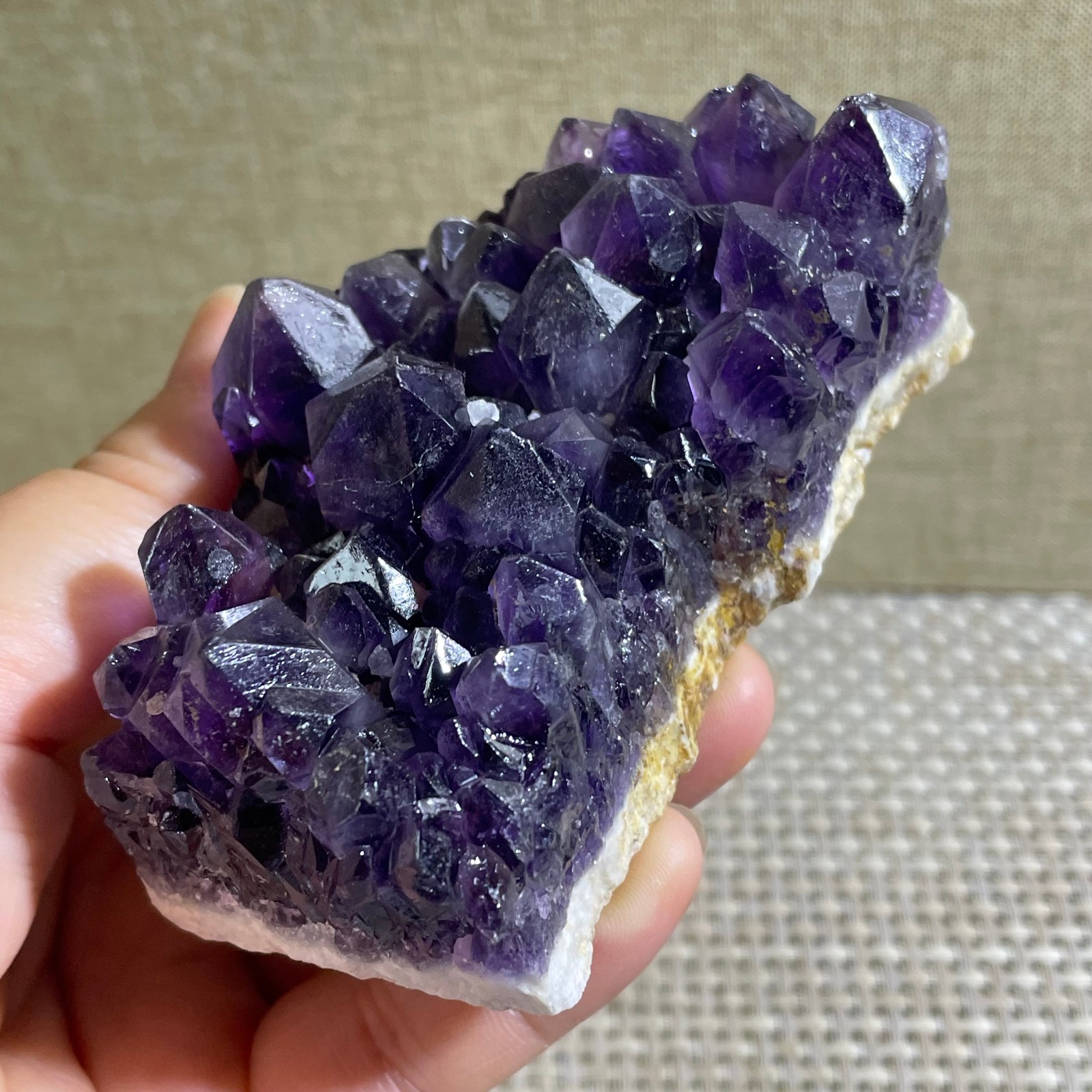 221g Natural amethyst rough stone amethyst cluster block Amethyst a1