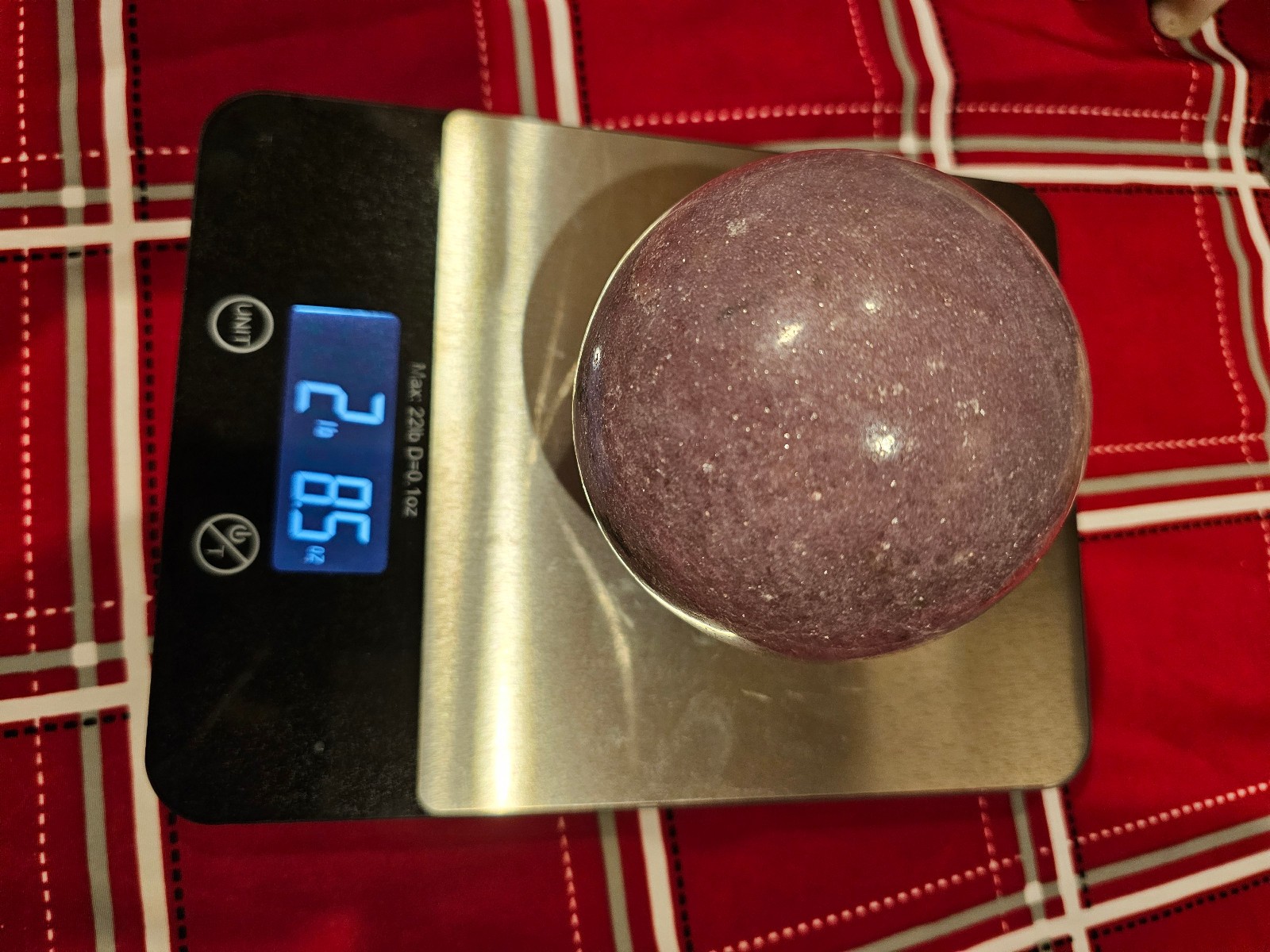 Lepedolite Gemstone Orb Sphere Crystal Ball