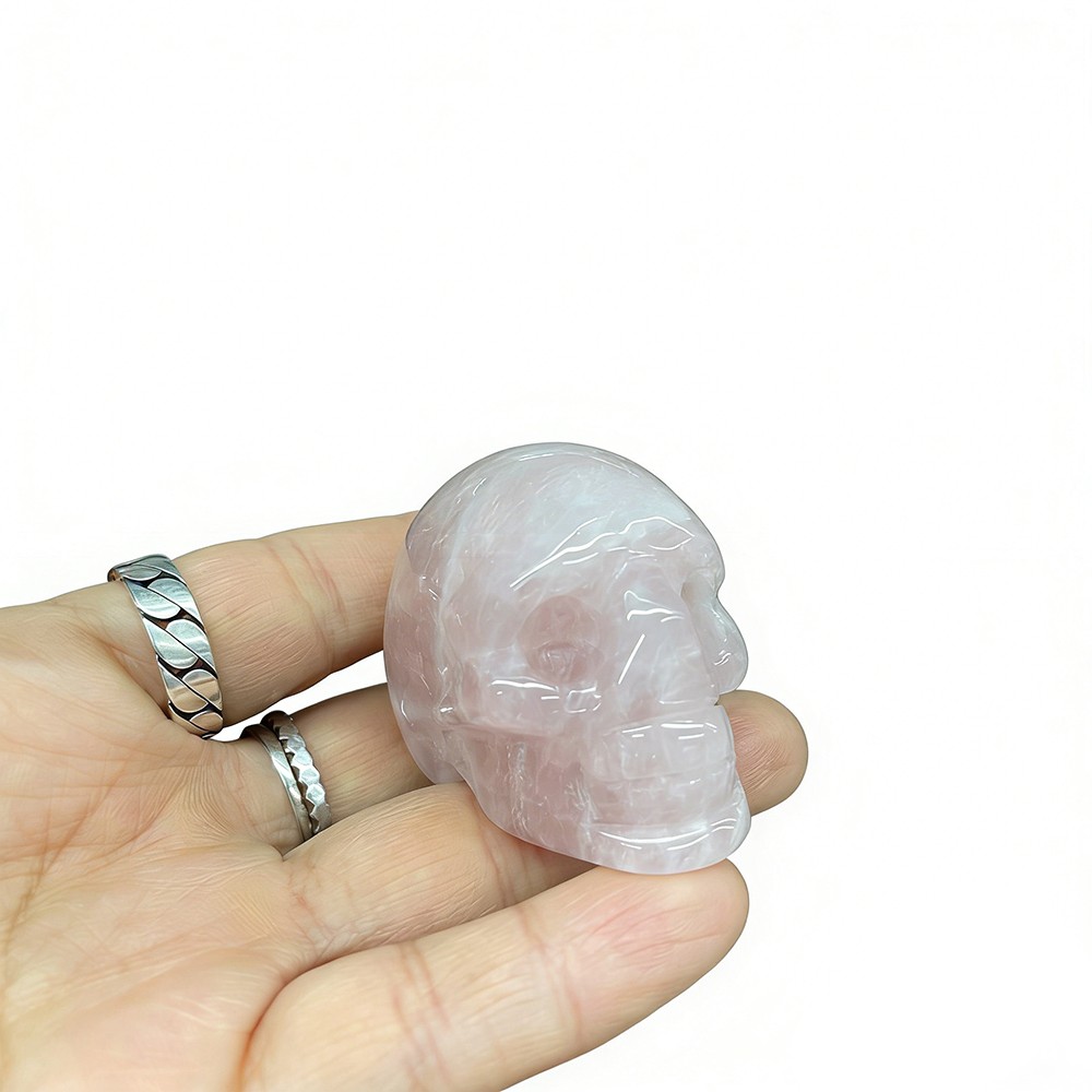 Unique Artistic Durable Smooth High-Quality Collectible 2 Inch Jade Carved Skull