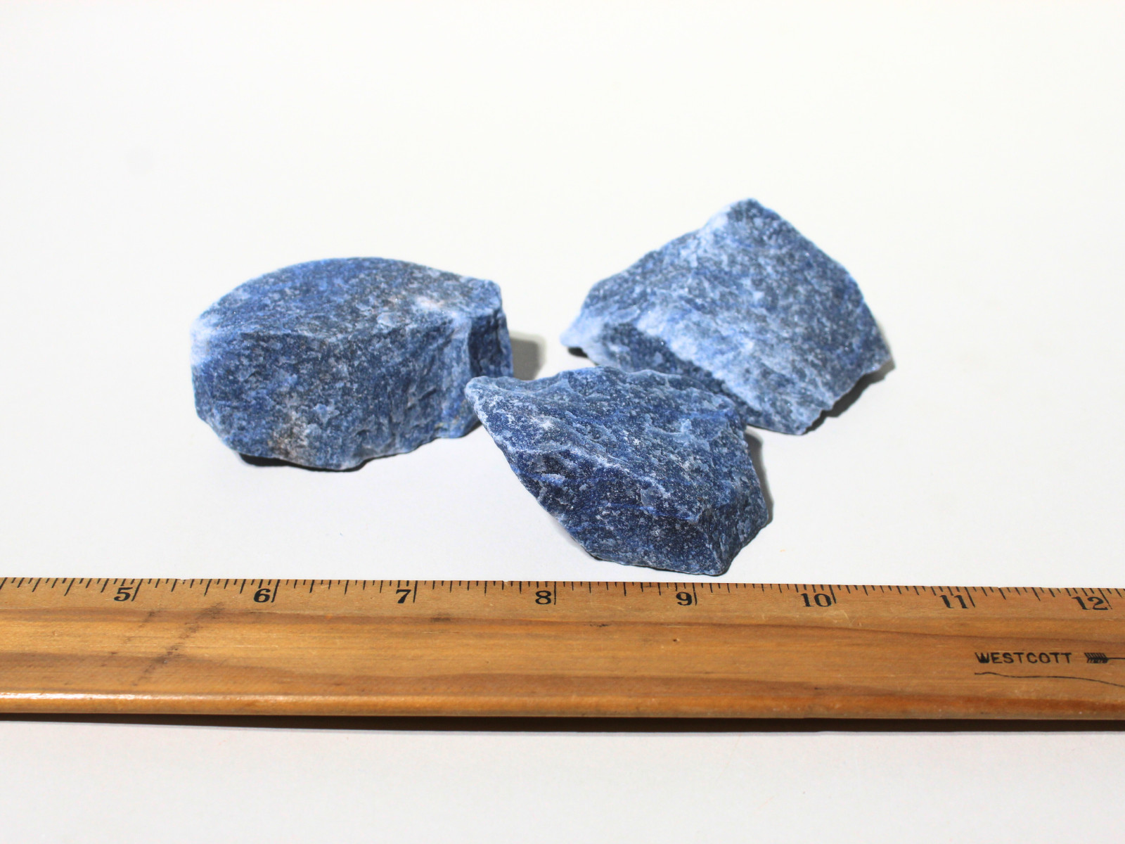 Blue Quartz – Rough Rocks for Tumbling – Bulk Wholesale 1LB options