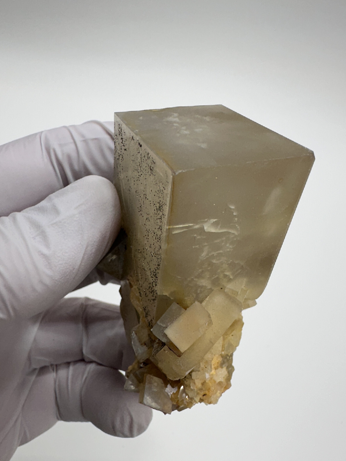New Find__Large Very Rare Phantom Barite Crystal Specimen___Linwood Mine, Iowa