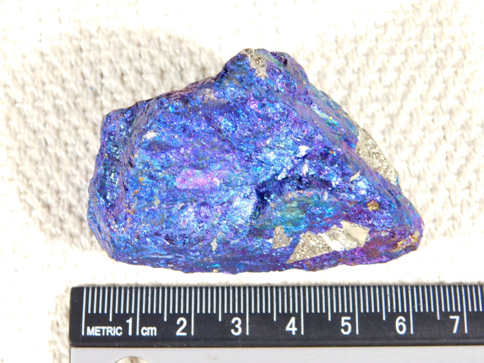 Bright IRIDESCENT Peacock Copper Chalcopyrite or Peacock Ore Mexico 122gr