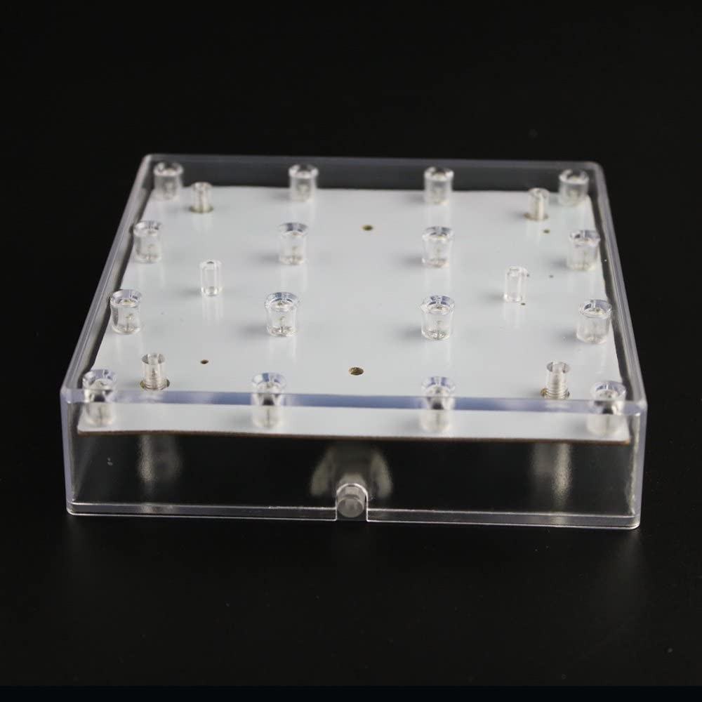 LARDUX Led Light Base – 5 inch Square Lights Display Stand for Effiel Tower Vase