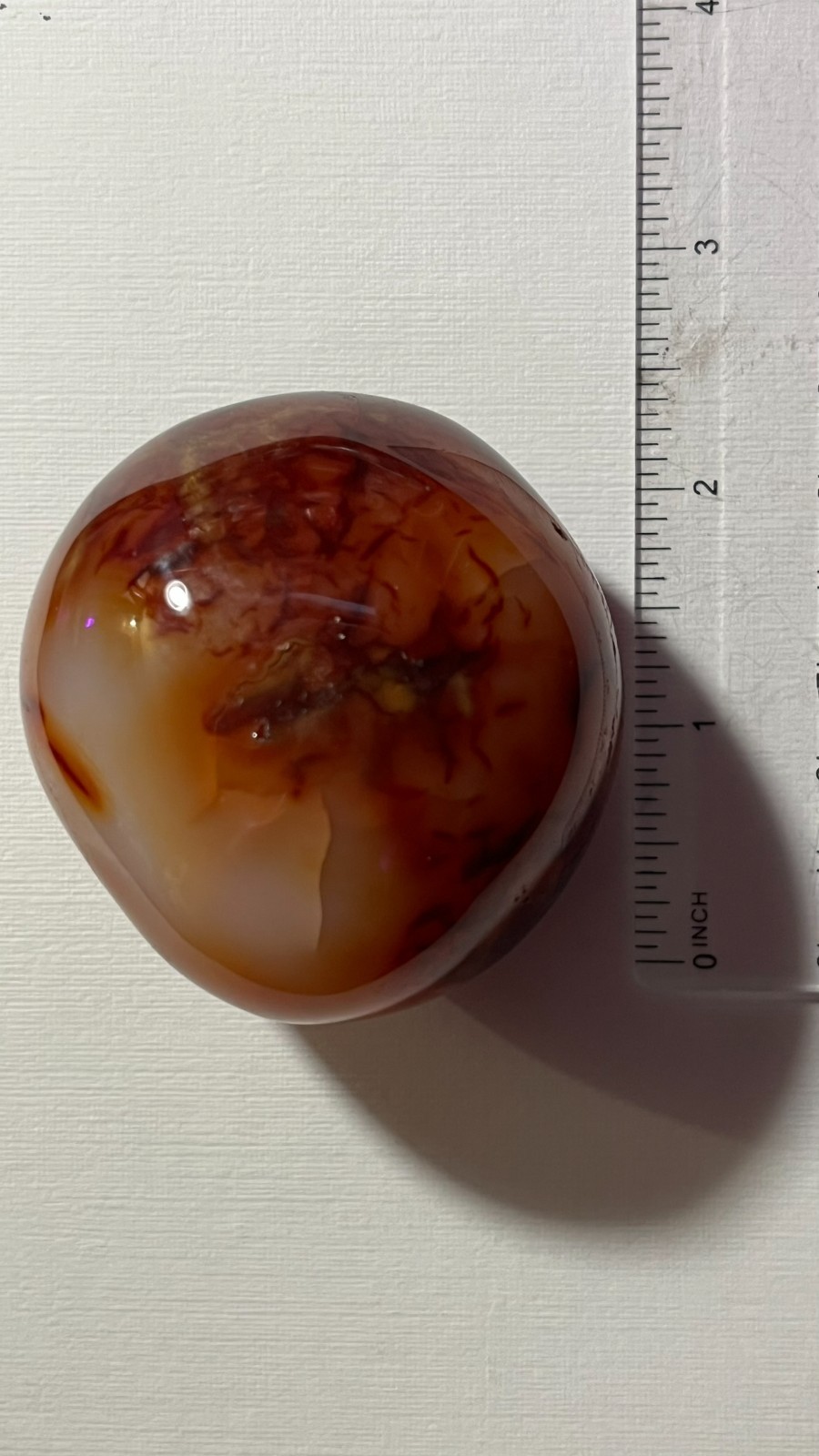Beautiful Unique Natural Polished Red Carnelian Stone Crystal Sphere 2.5″